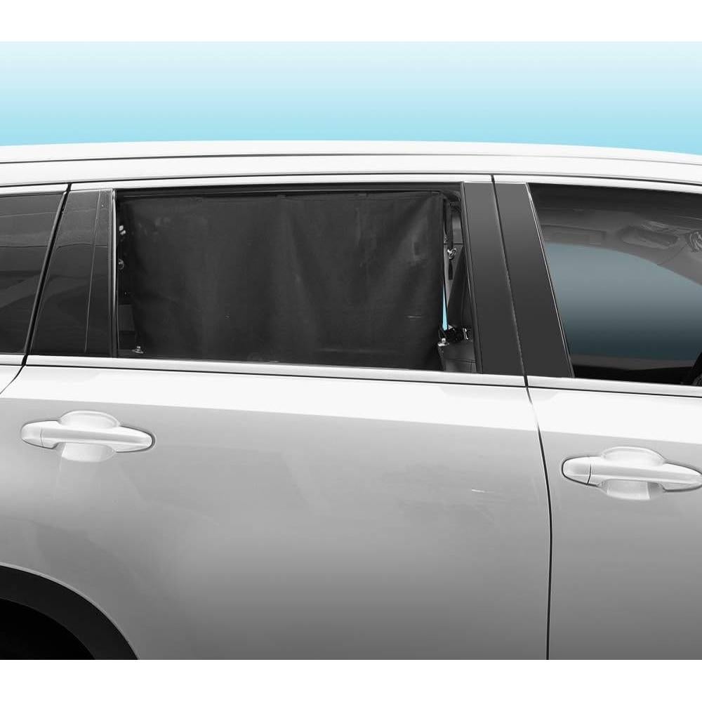 Cortina Solar Magnética ggomaART para Ventana Lateral Auto - Malla Negra