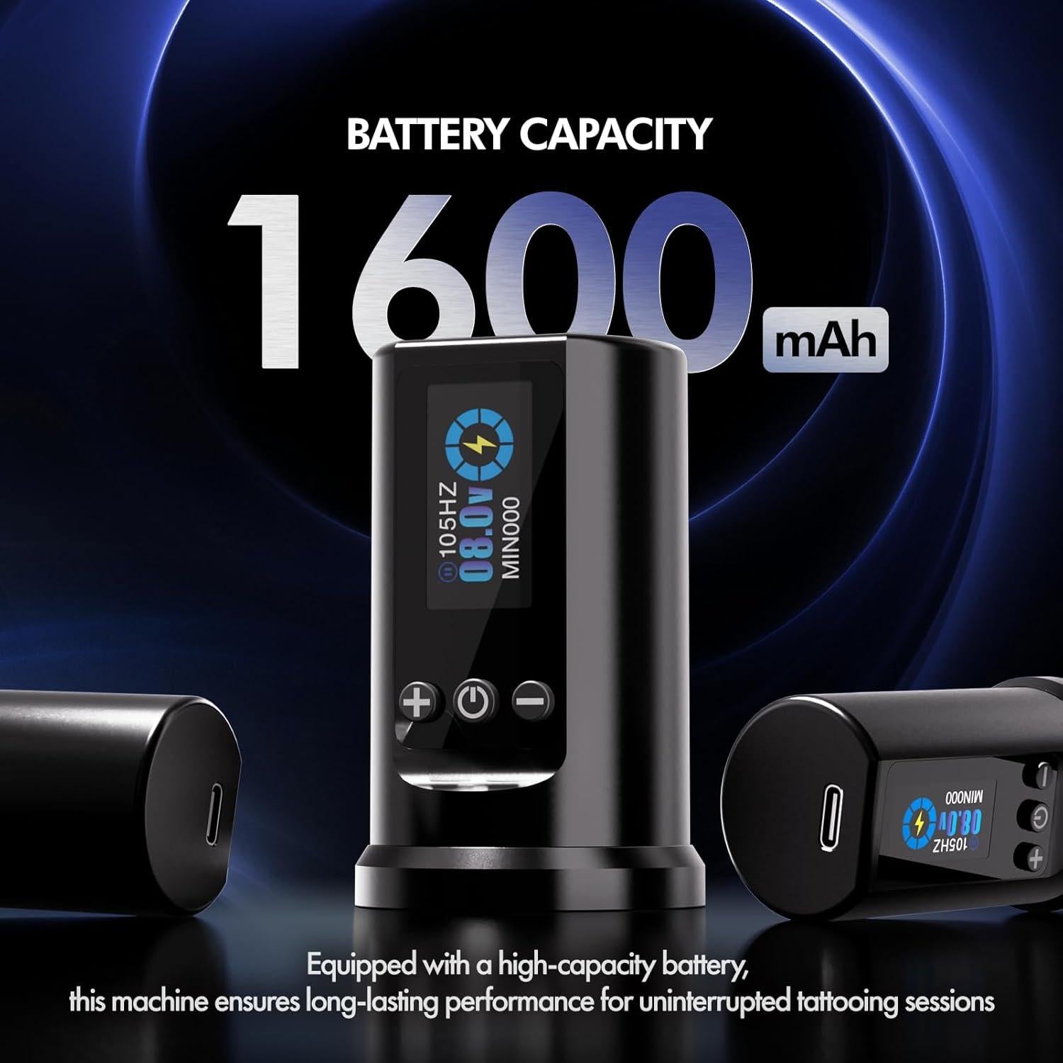 Kit de Tatuaje INKin Completo para Principiantes - Máquina Inalámbrica 1600mAh