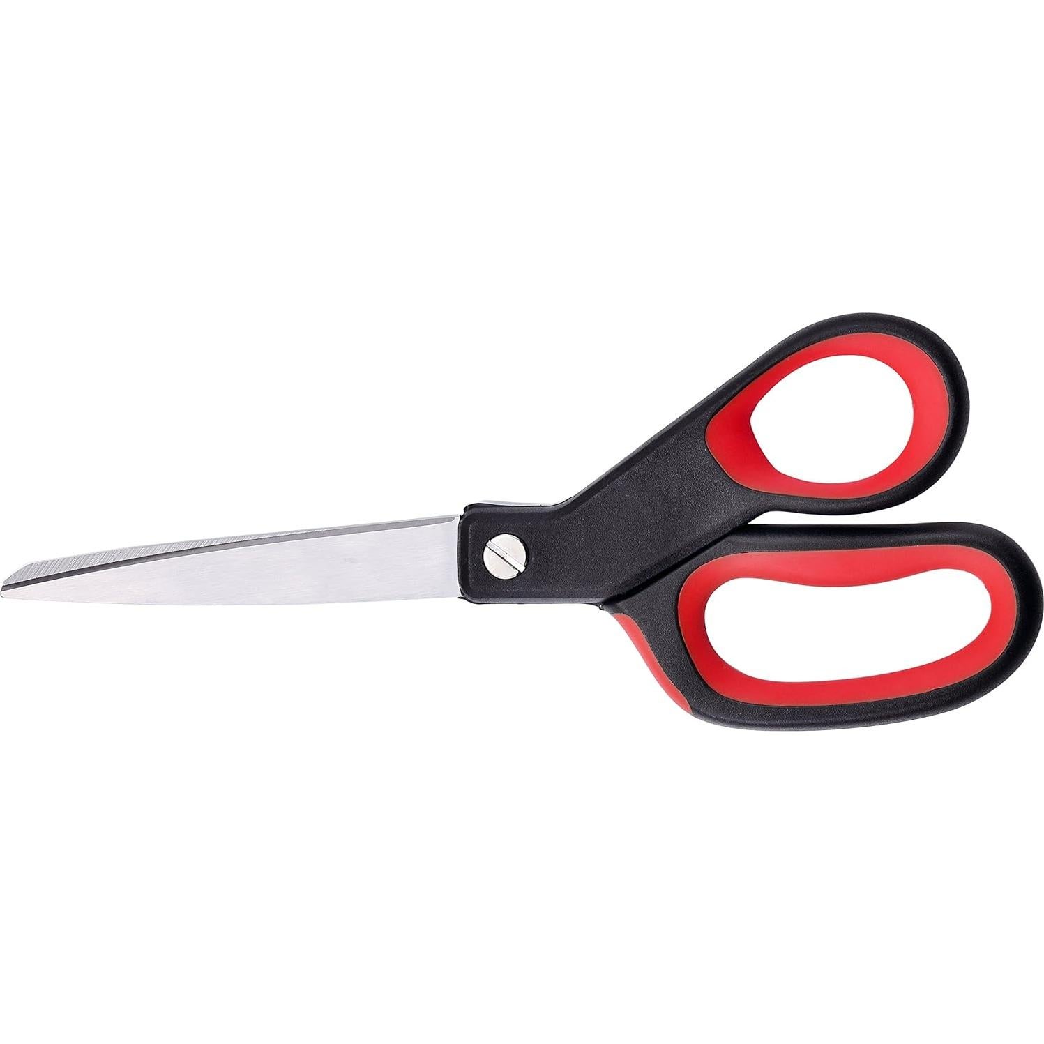 Tijeras ergonómicas Stanley 8" acero inoxidable, paquete de 2