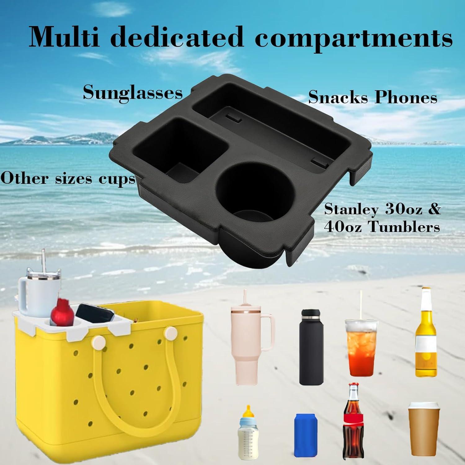 Bandeja organizadora Top Cup MGARDENMYI para Bogg Bag XL - Negro