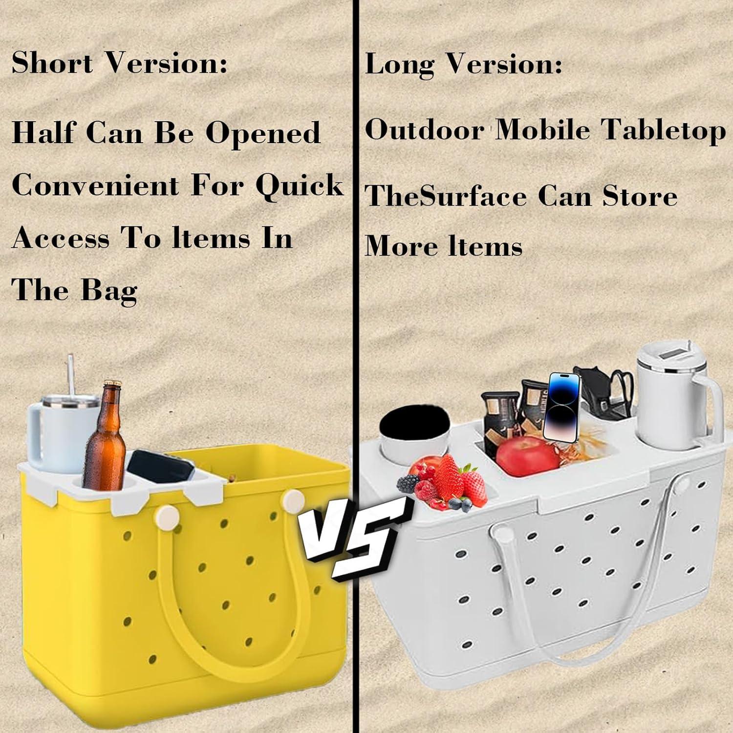 Bandeja organizadora Top Cup MGARDENMYI para Bogg Bag XL - Negro