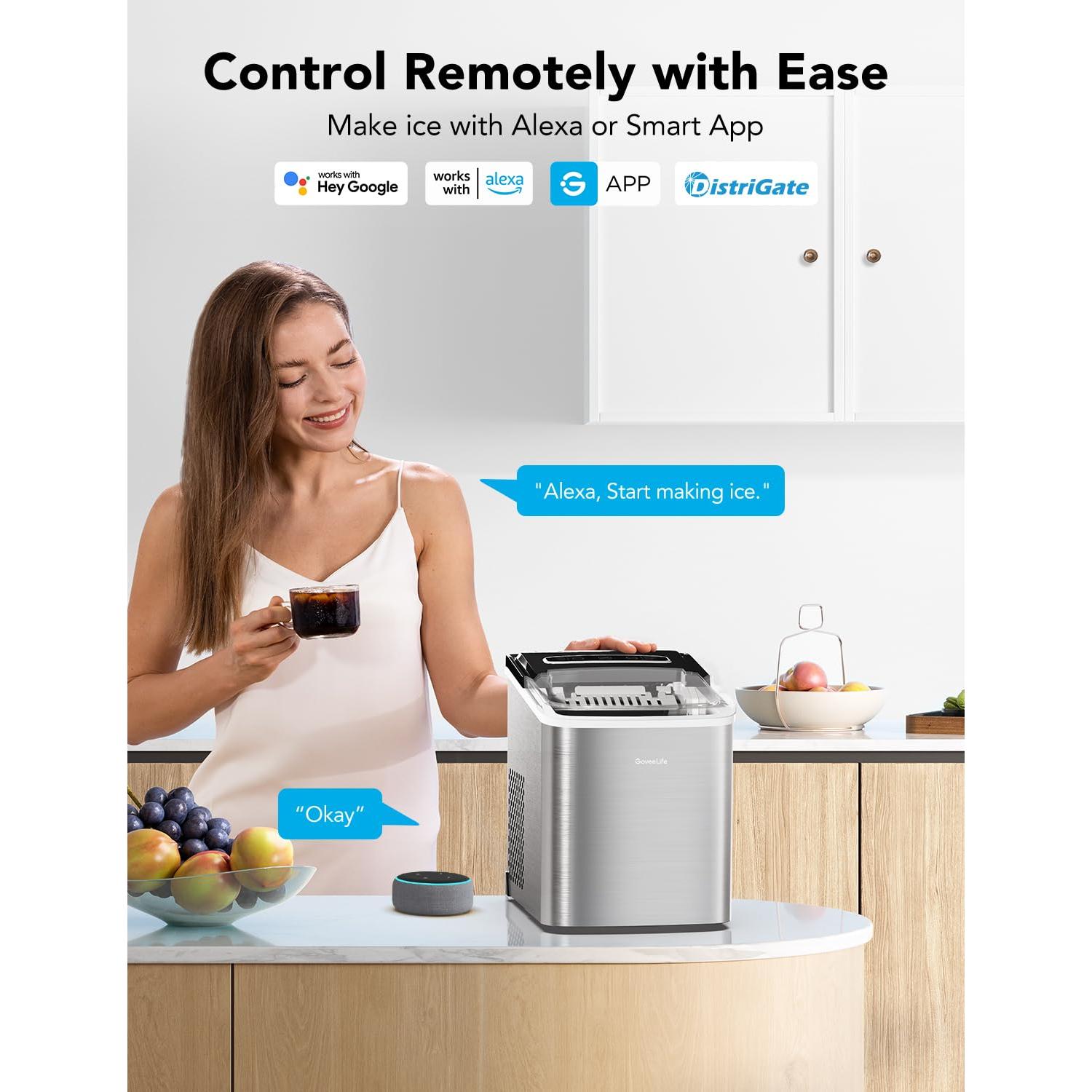 Máquina de Hielo GoveeLife H7172 9 Cubos en 6 Minutos