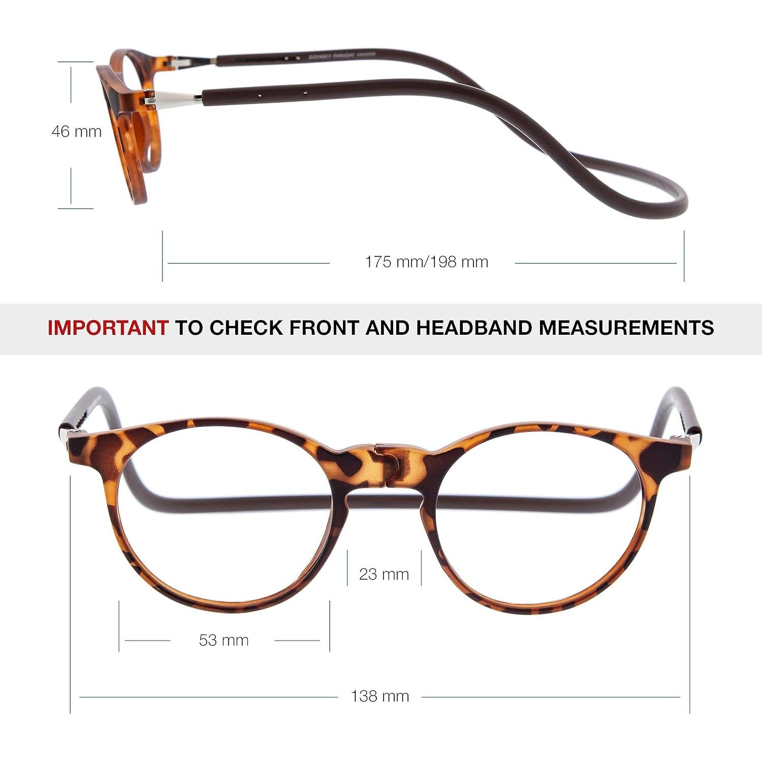 Gafas de lectura magnéticas DIDINSKY con filtro luz azul 1.0x