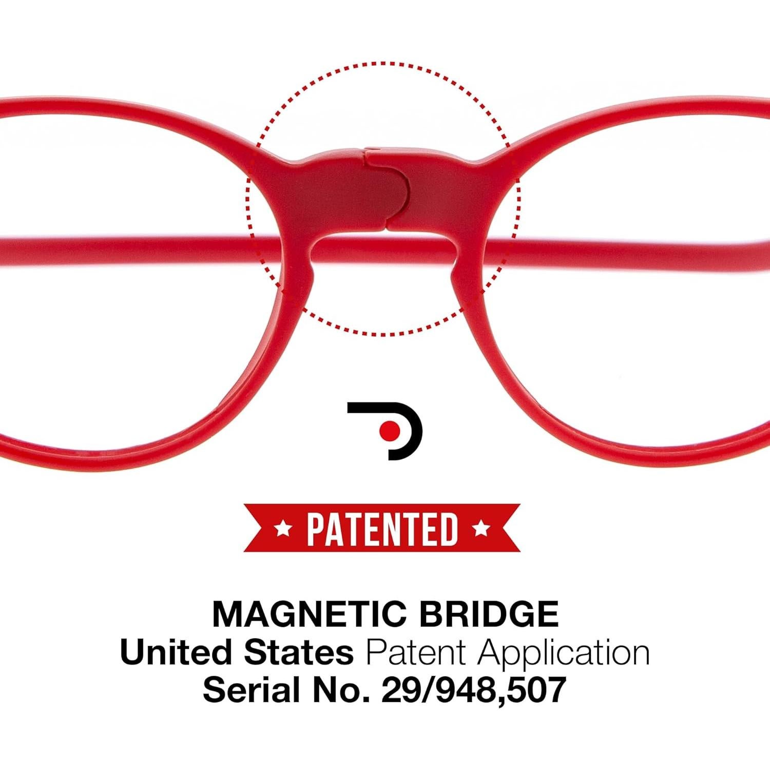 Gafas de lectura magnéticas DIDINSKY con filtro luz azul 1.0x