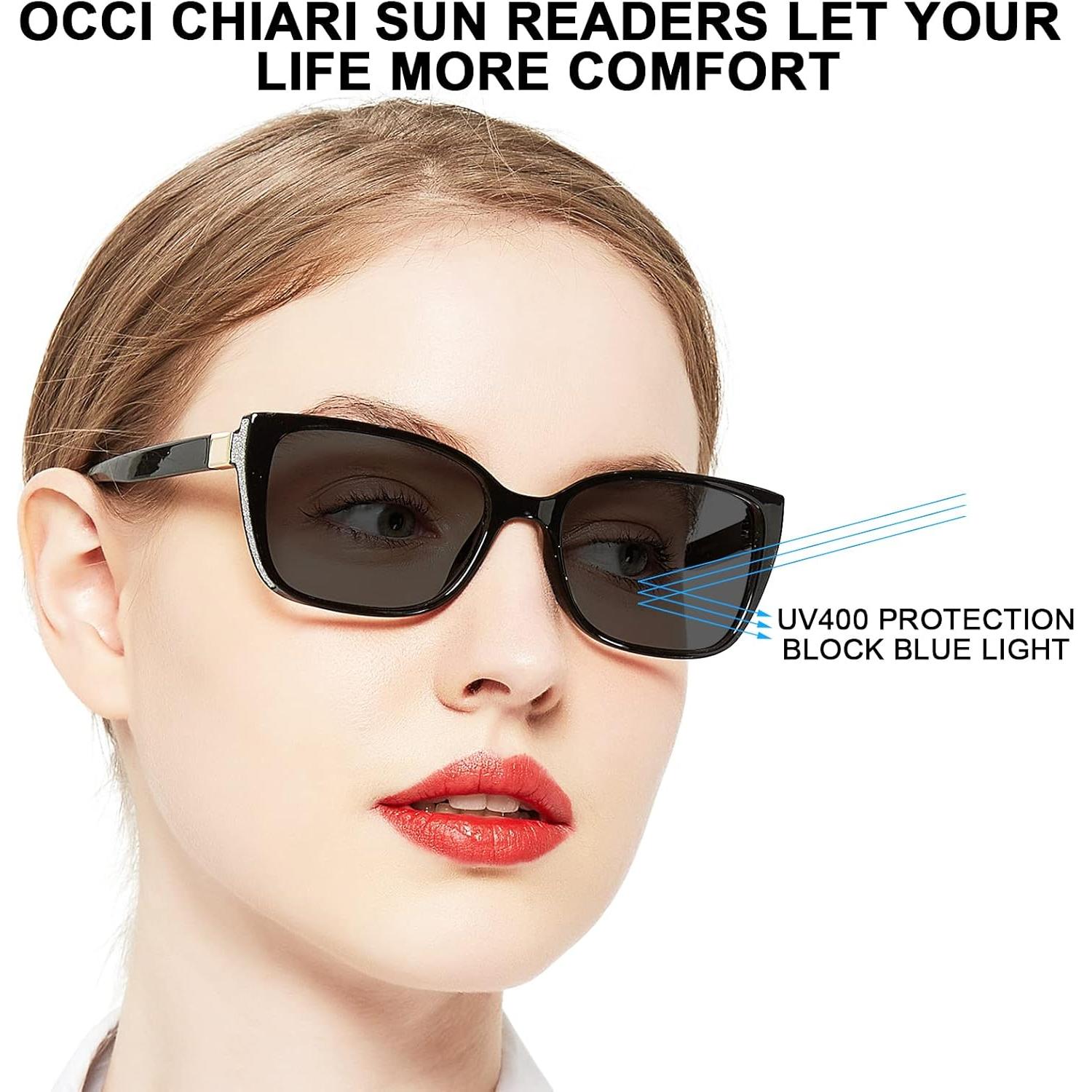Gafas de Lectura Oversized OCCI CHIARI UV400 para Mujeres