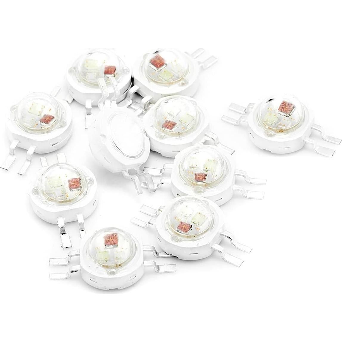 Chip LED RGB 3W Chanzon 10pcs 600mA 50-90LM SMD COB