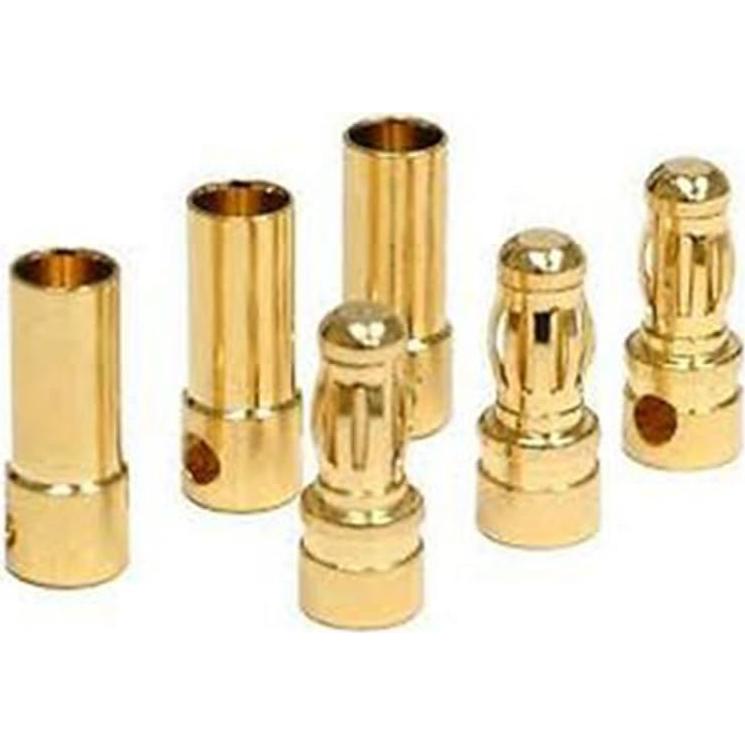 Conector de bala dorado Hobbypower 3.5mm macho hembra 20 pares