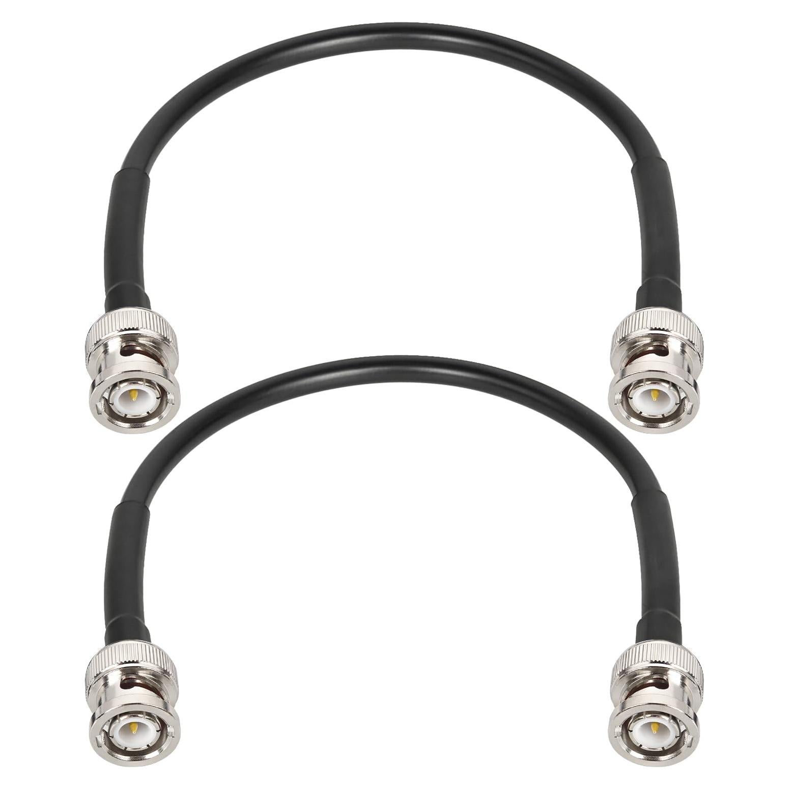 Cable coaxial BNC macho a macho RG8X 30.48cm 50 ohm MOOKEERF