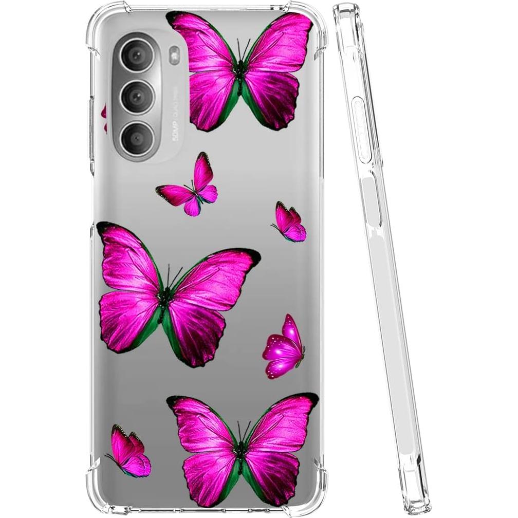 Funda Bumper Flexible TPU Motorola Moto G Stylus 2022 4G Rosa