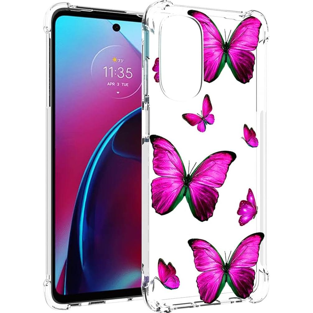 Funda Bumper Flexible TPU Motorola Moto G Stylus 2022 4G Rosa