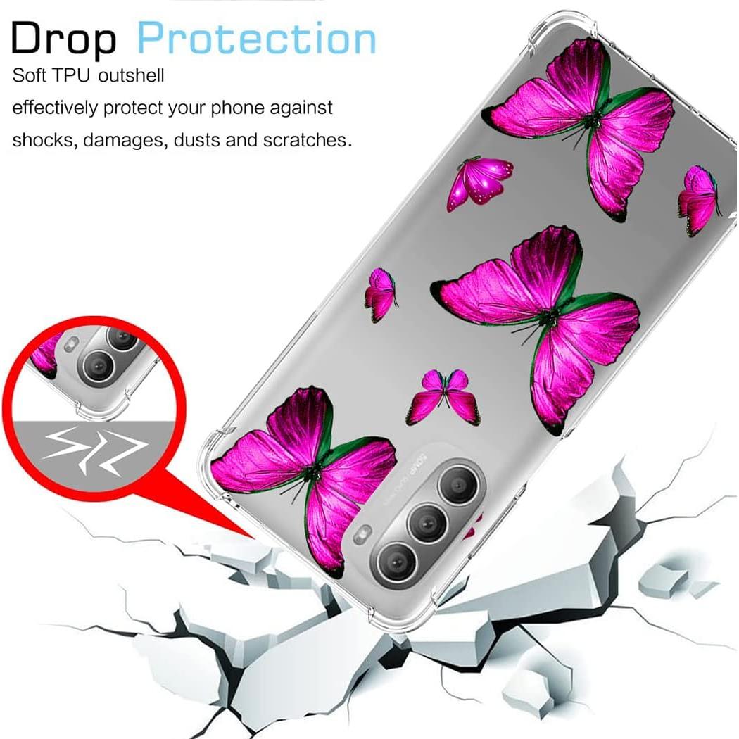 Funda Bumper Flexible TPU Motorola Moto G Stylus 2022 4G Rosa