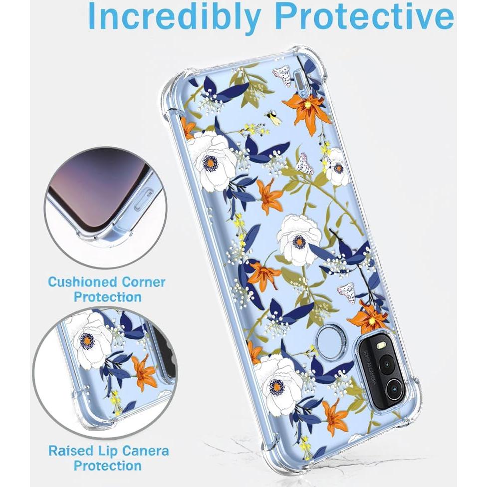 Funda TPU Floral para Nokia G11 Plus - Protección Antigolpes