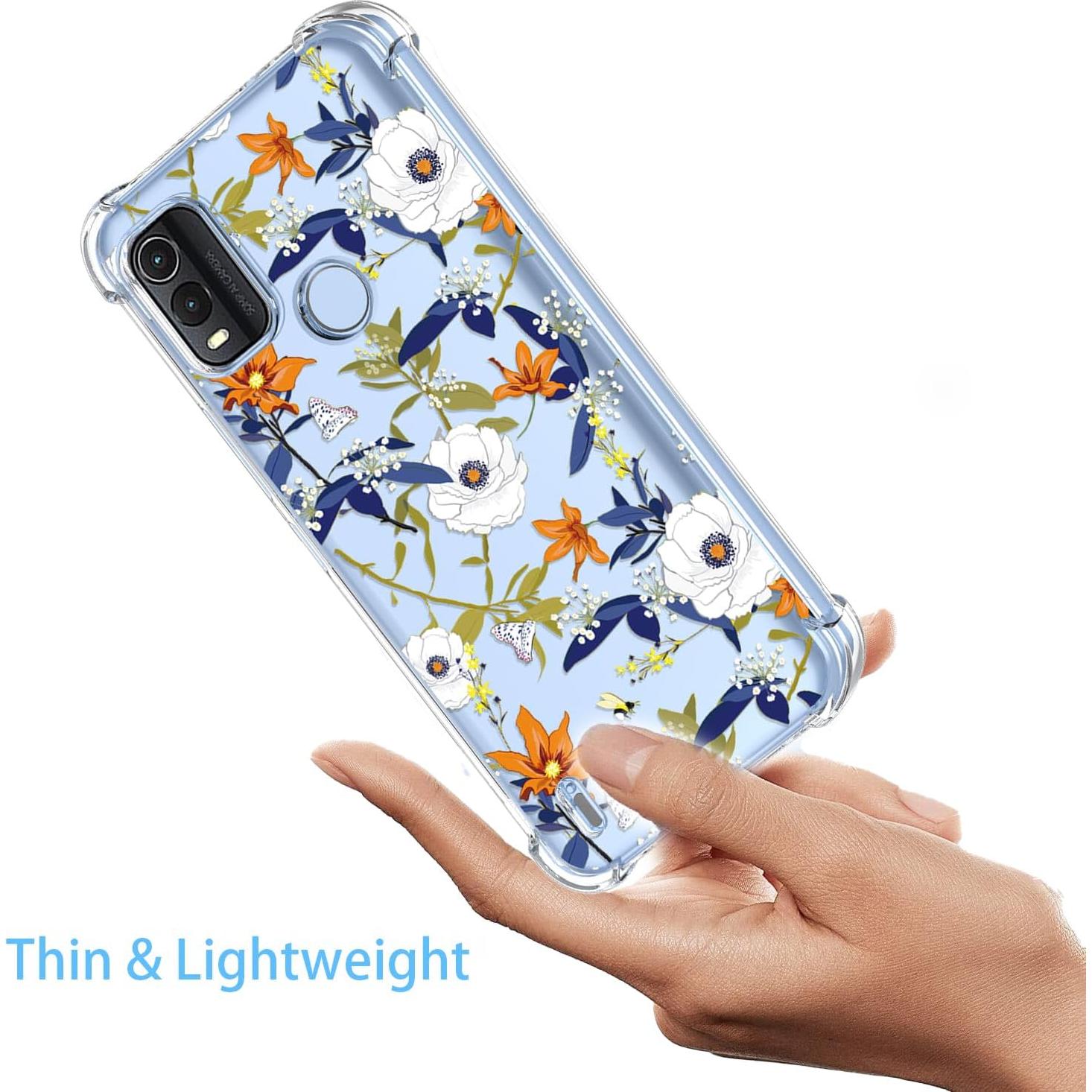 Funda TPU Floral para Nokia G11 Plus - Protección Antigolpes