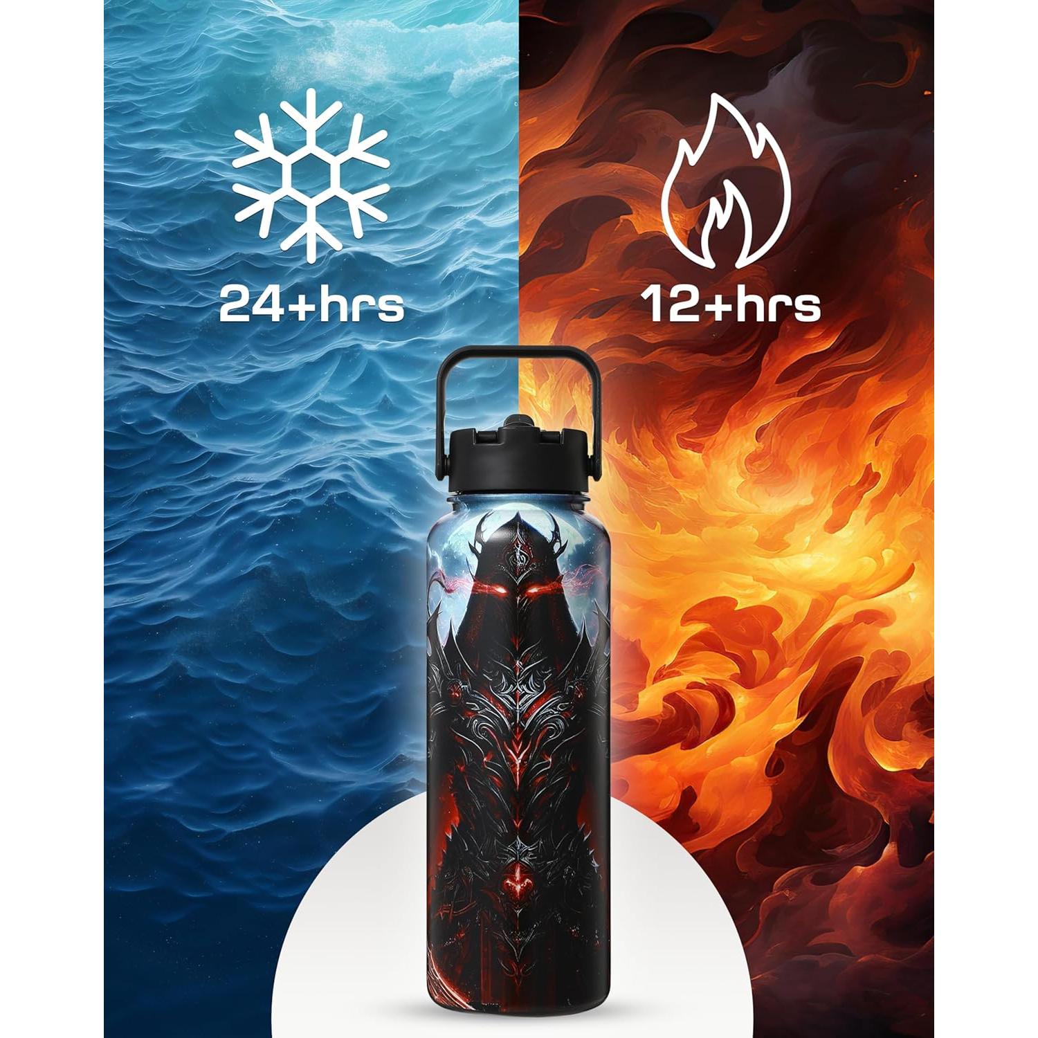 Botella de Agua Aislada 1.13L Nexus Elite - Acero Inoxidable