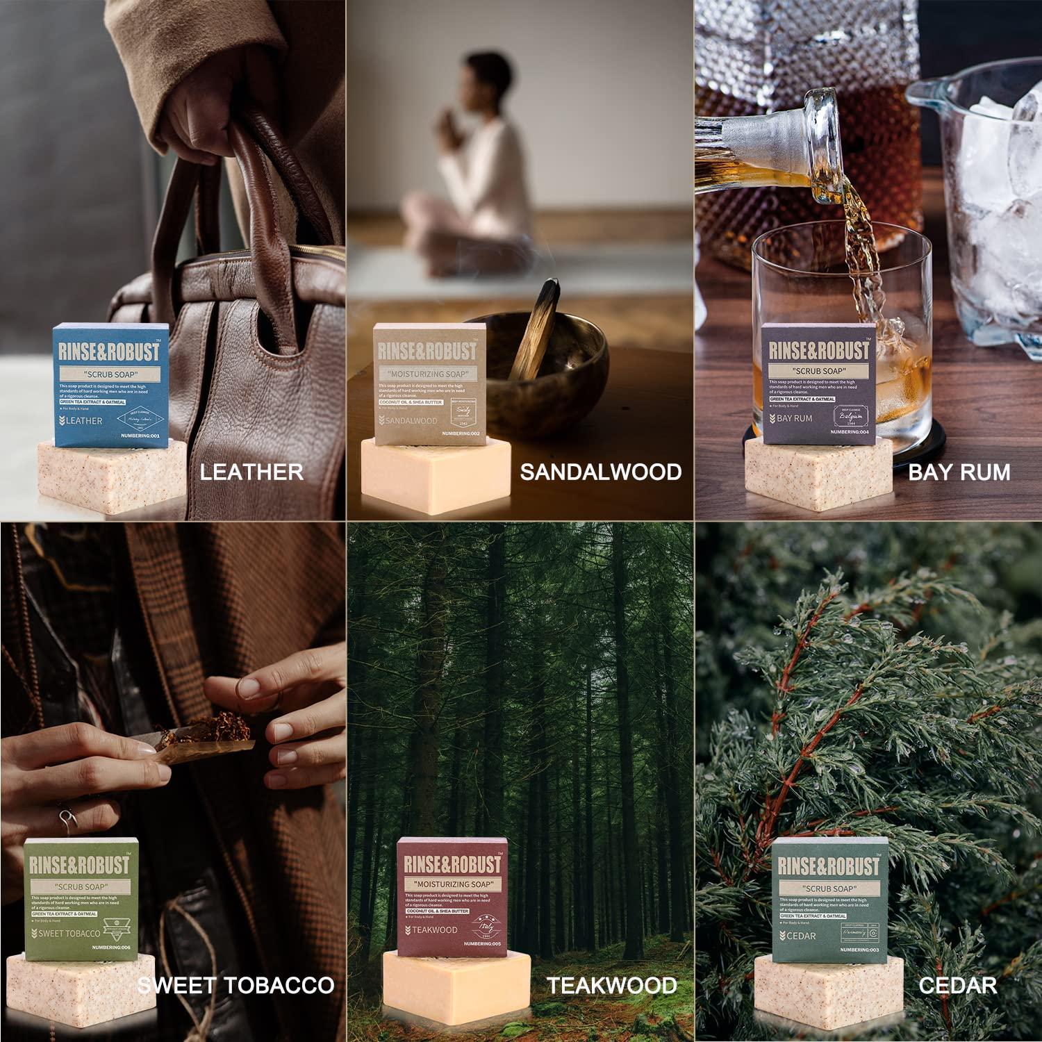 Juego de Jabones Rinse & Robust para Hombres 6 Piezas 99.22 g