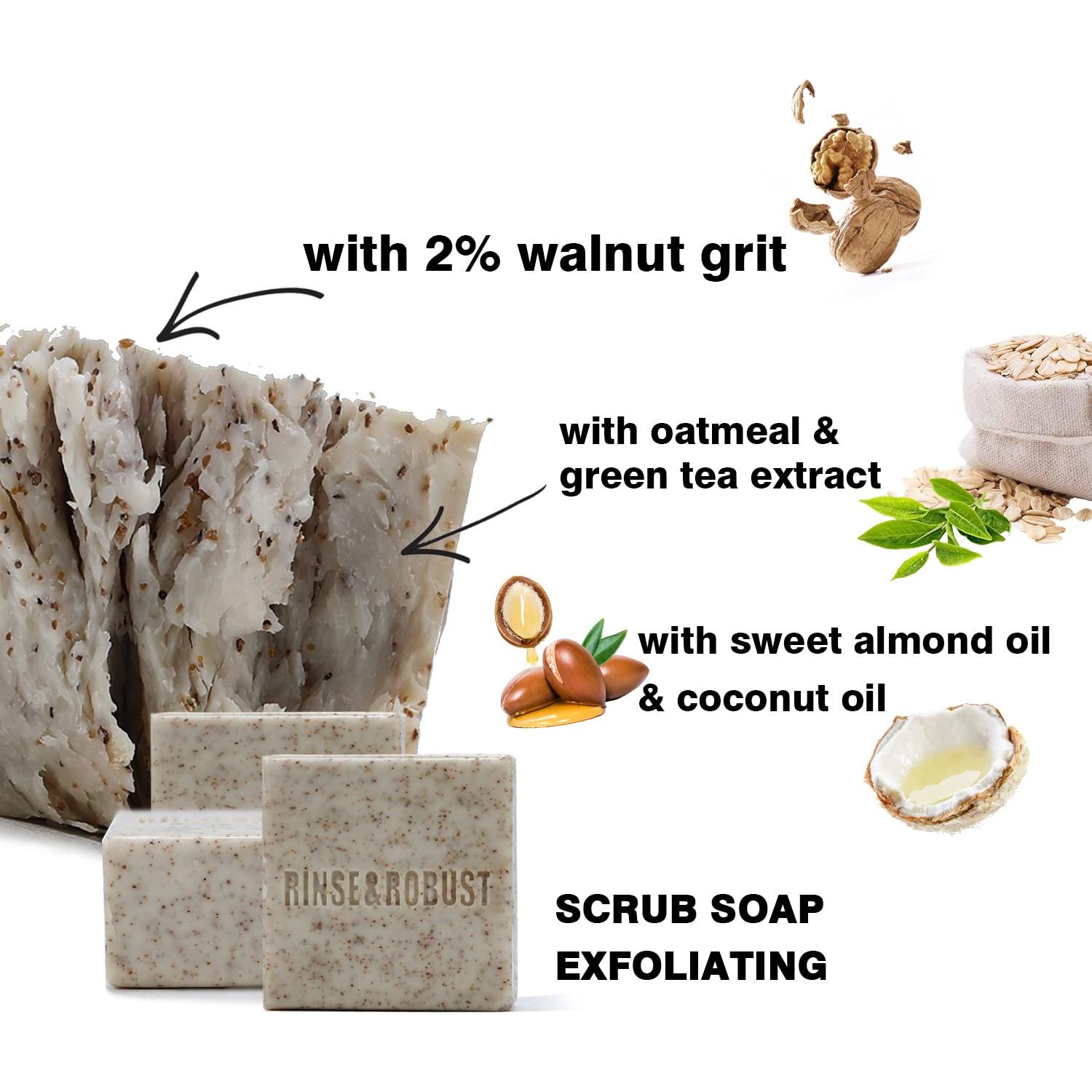 Juego de Jabones Rinse & Robust para Hombres 6 Piezas 99.22 g