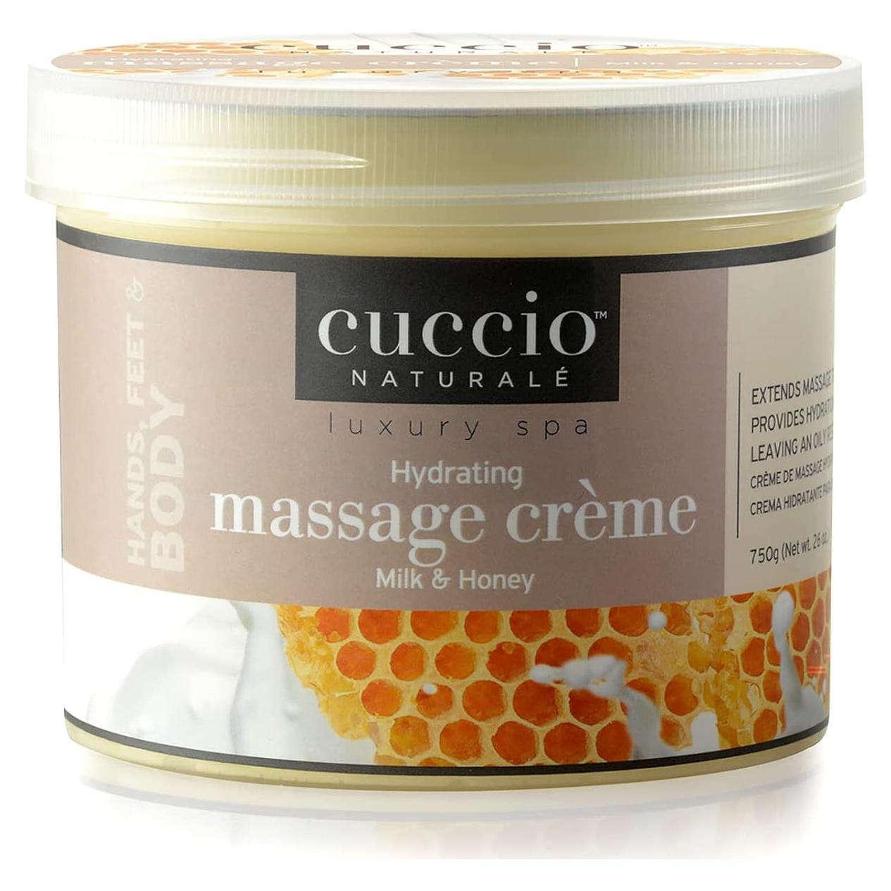 Crema de Masaje Hidratante Cuccio 740g Leche y Miel