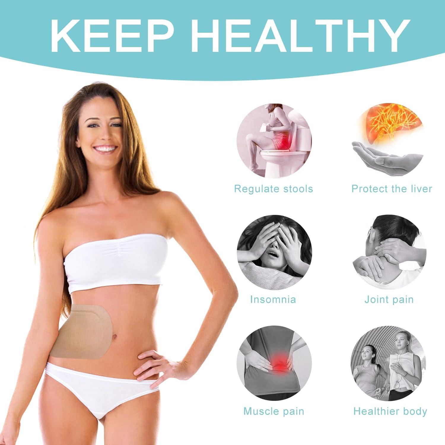 20 Almohadillas de Aceite de Ricino YHOVID Orgánico Autoadhesivas