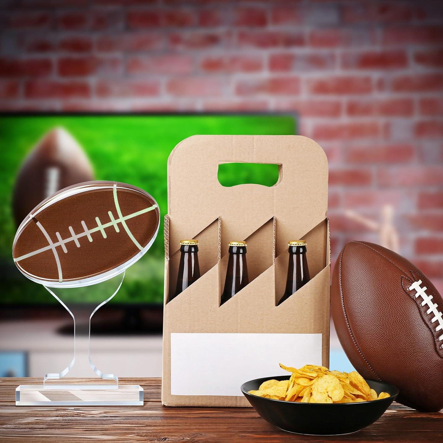 Trofeo de Fútbol Acrílico Moucuny 17 cm Balón Decorativo