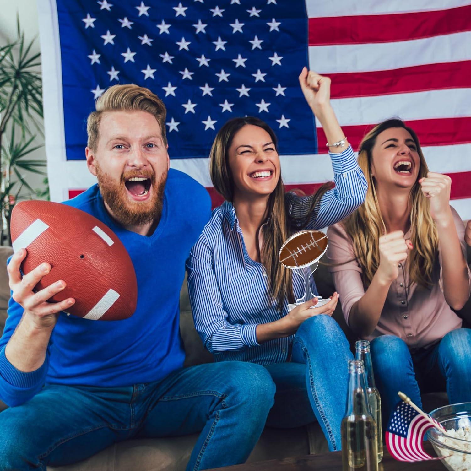 Trofeo de Fútbol Acrílico Moucuny 17 cm Balón Decorativo