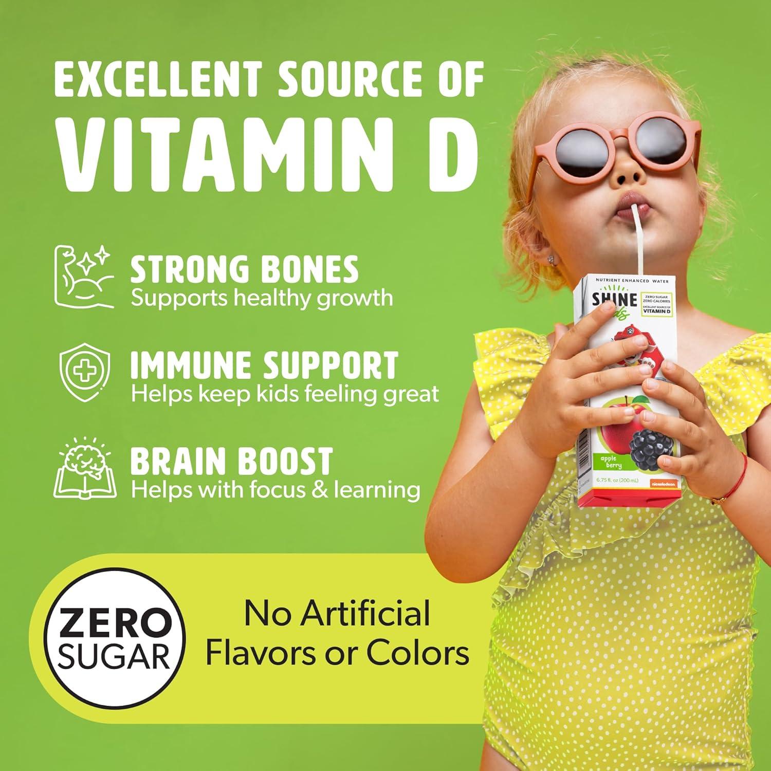 Caja de Jugo Sin Azúcar ShineKids Paw Patrol Manzana Baya 32 Unidades