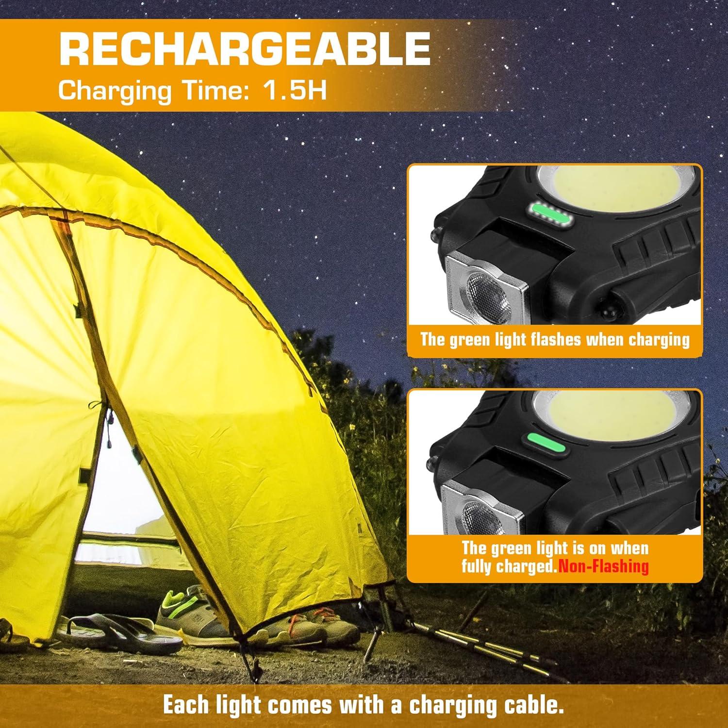 Luz de Trabajo Recargable EverBrite Mini 6 Modos Negra