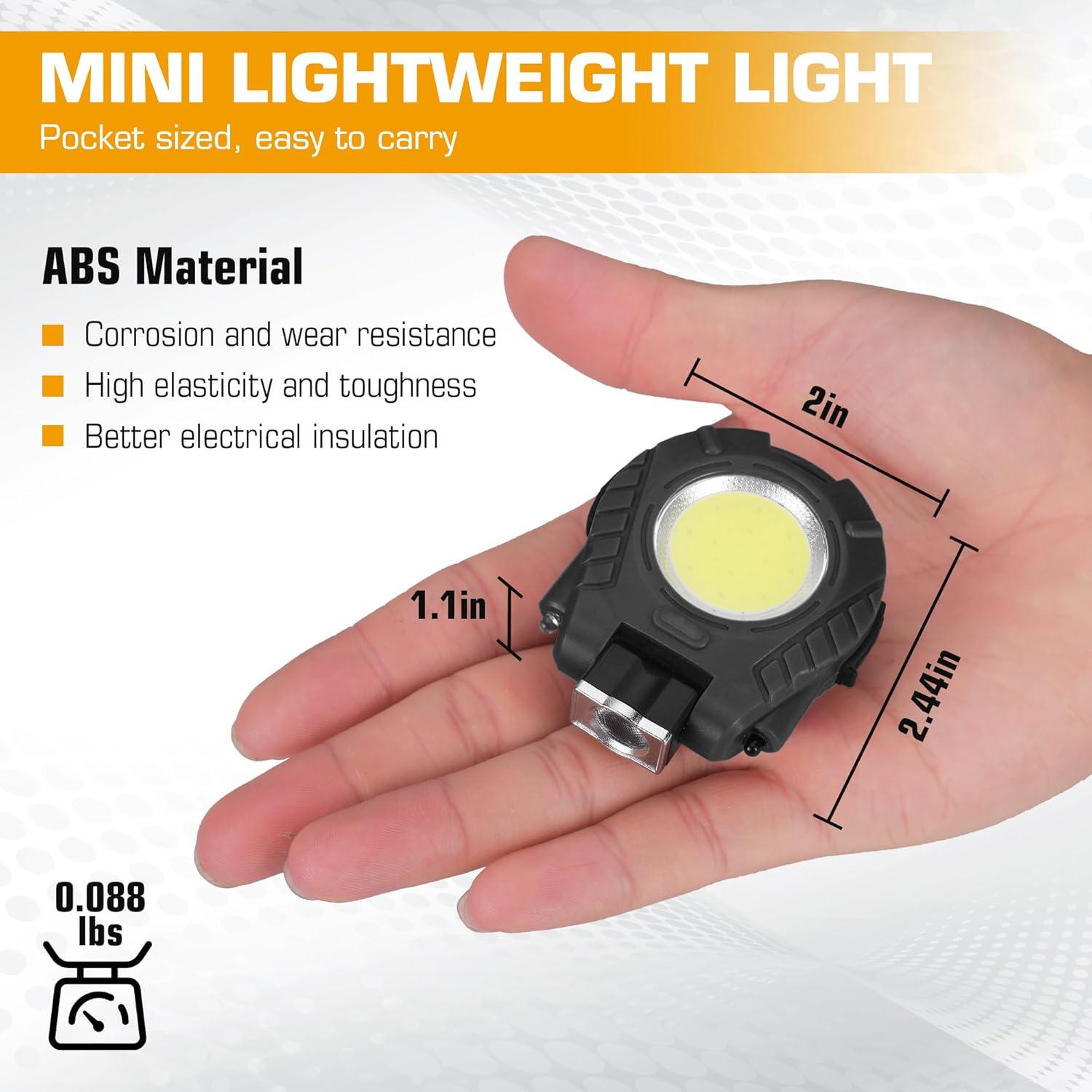 Luz de Trabajo Recargable EverBrite Mini 6 Modos Negra