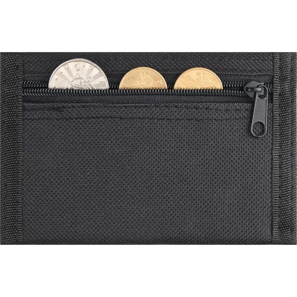 Cartera Trifold de Lona para Niños Lamiza - Negro