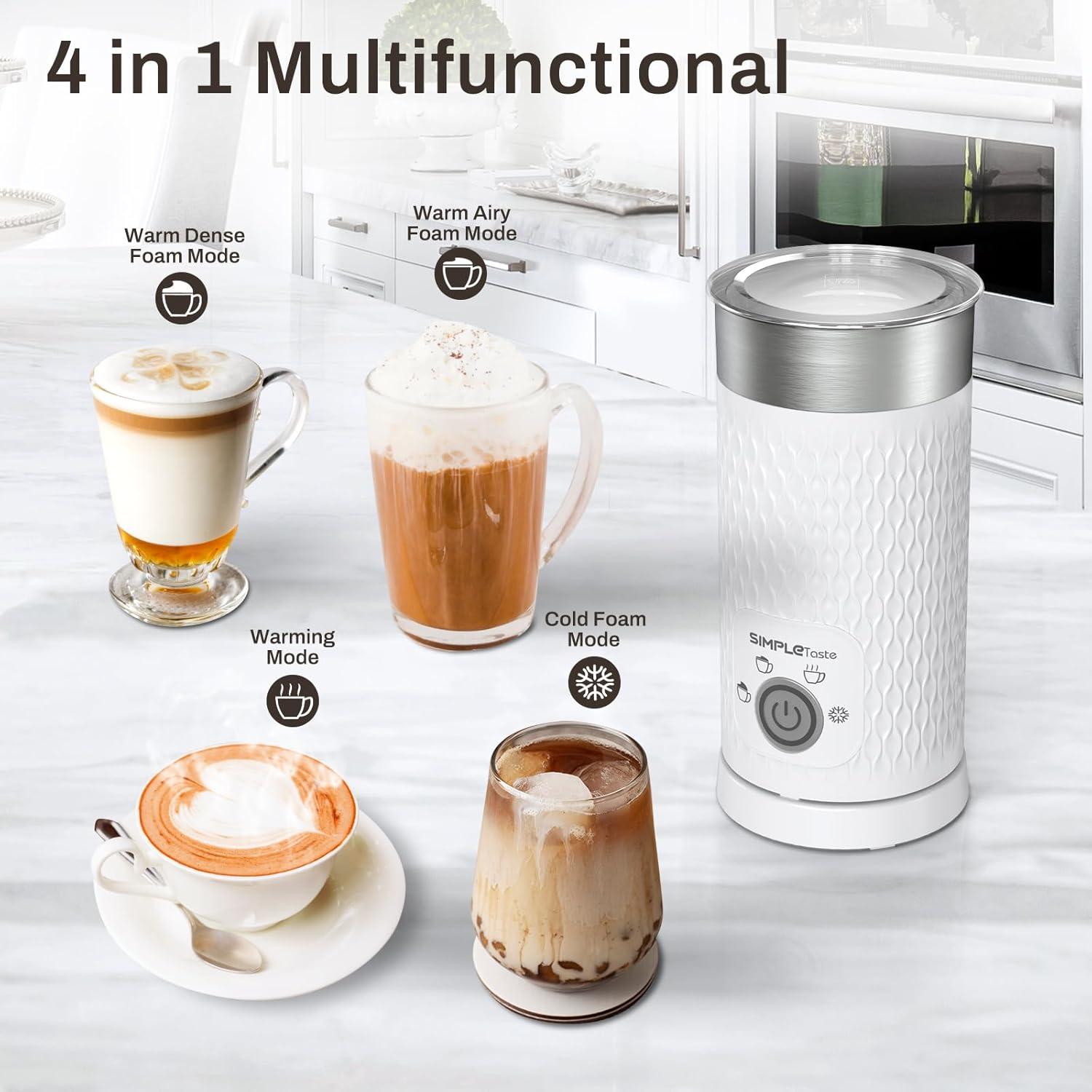 Espumador de Leche Eléctrico SIMPLETASTE 4-en-1 300ml