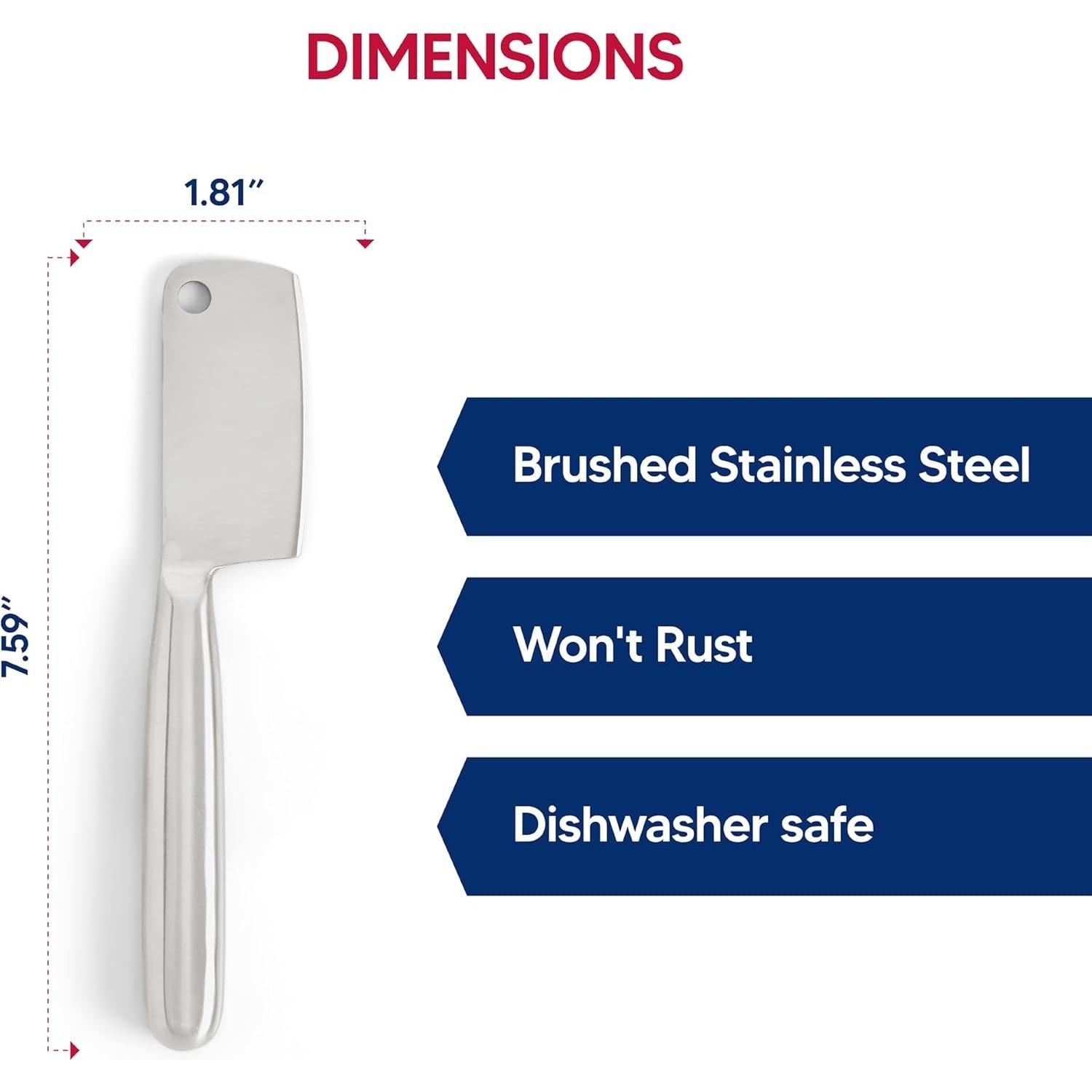 Cuchillo para Queso HIC Kitchen Acero Inoxidable 19.29 cm