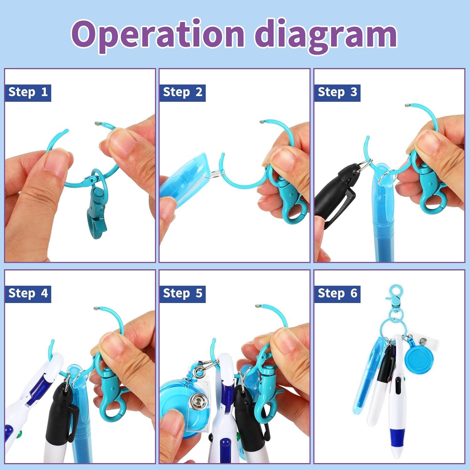 Set de 10 Mini Resaltadores y Bolígrafos Retráctiles Whaline