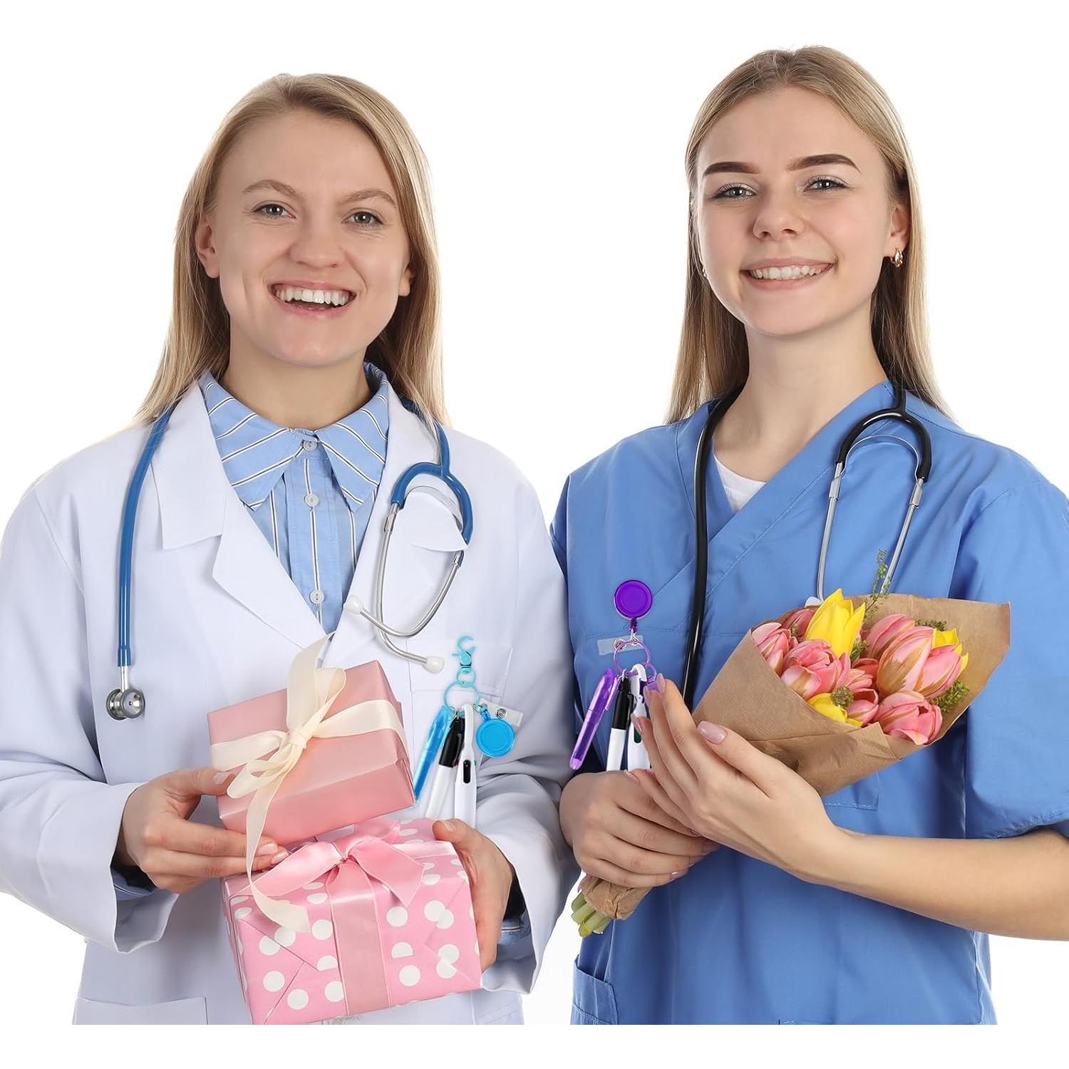 Set de 10 Mini Resaltadores y Bolígrafos Retráctiles Whaline