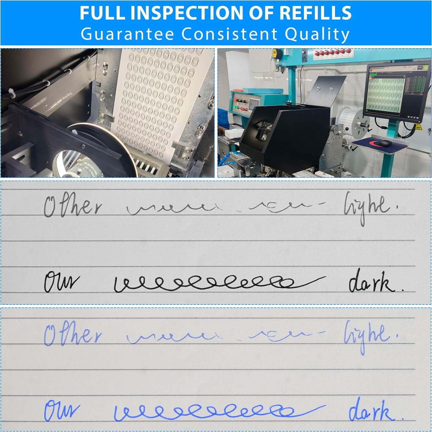 Set de Bolígrafos Borrables Drenubal 0.7mm - Azul y Negro