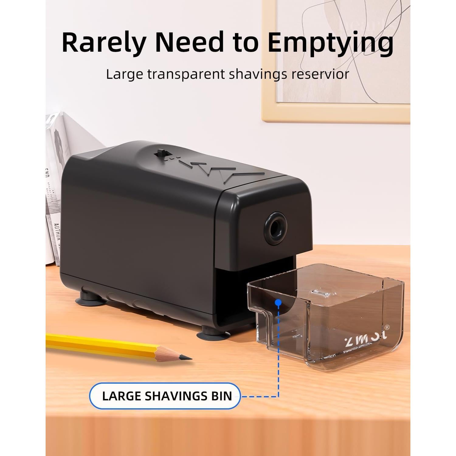 Sacapuntas Eléctrico Zmol Profesional 10000 Afilados Rápidos