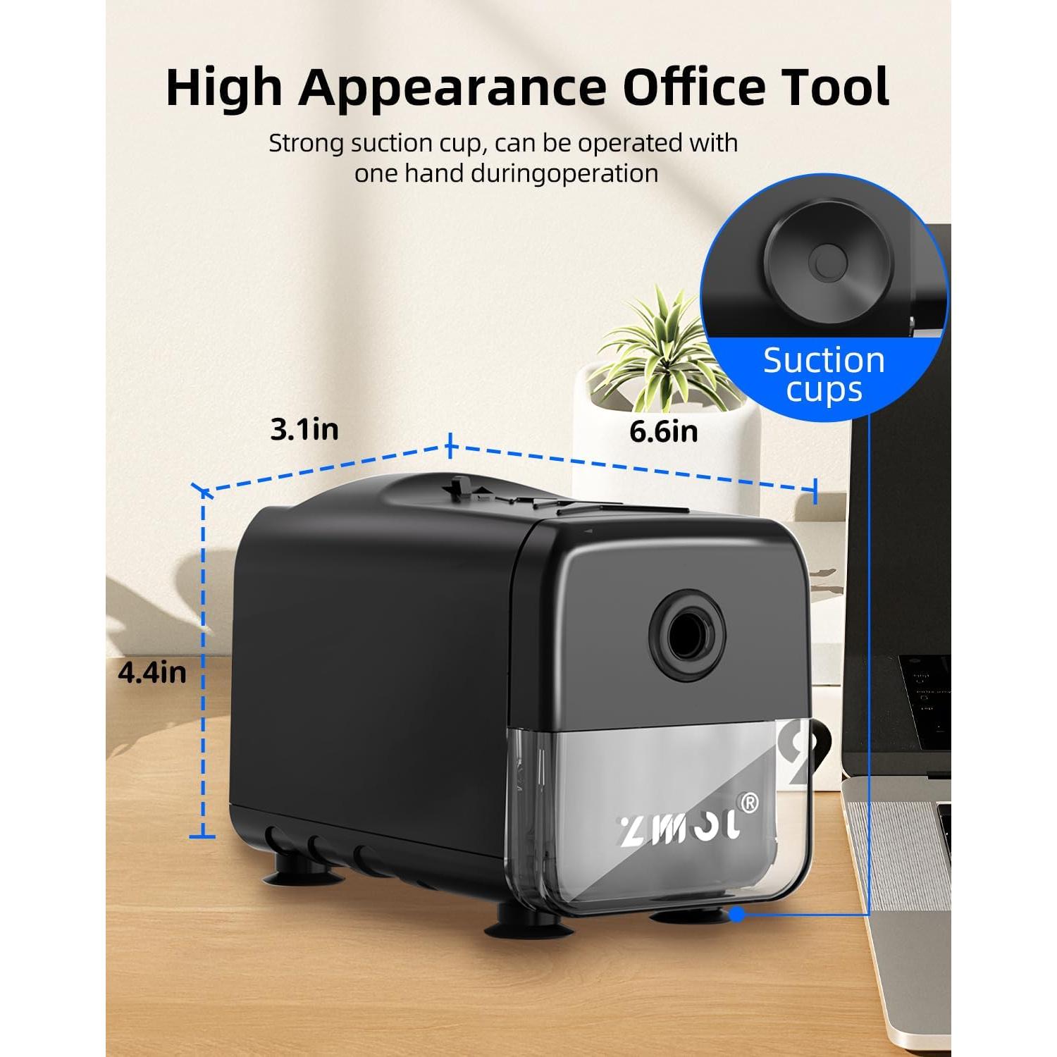 Sacapuntas Eléctrico Zmol Profesional 10000 Afilados Rápidos