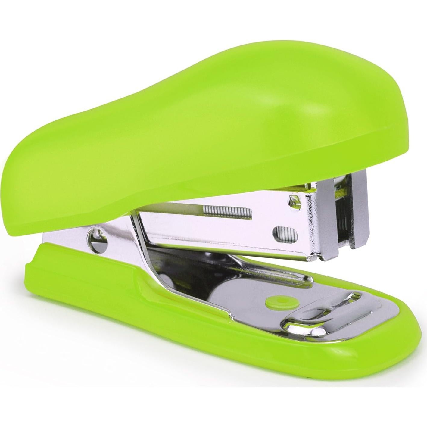 Grapadora Mini Bicho Rapesco Verde 12 Hojas con 1000 Grapas