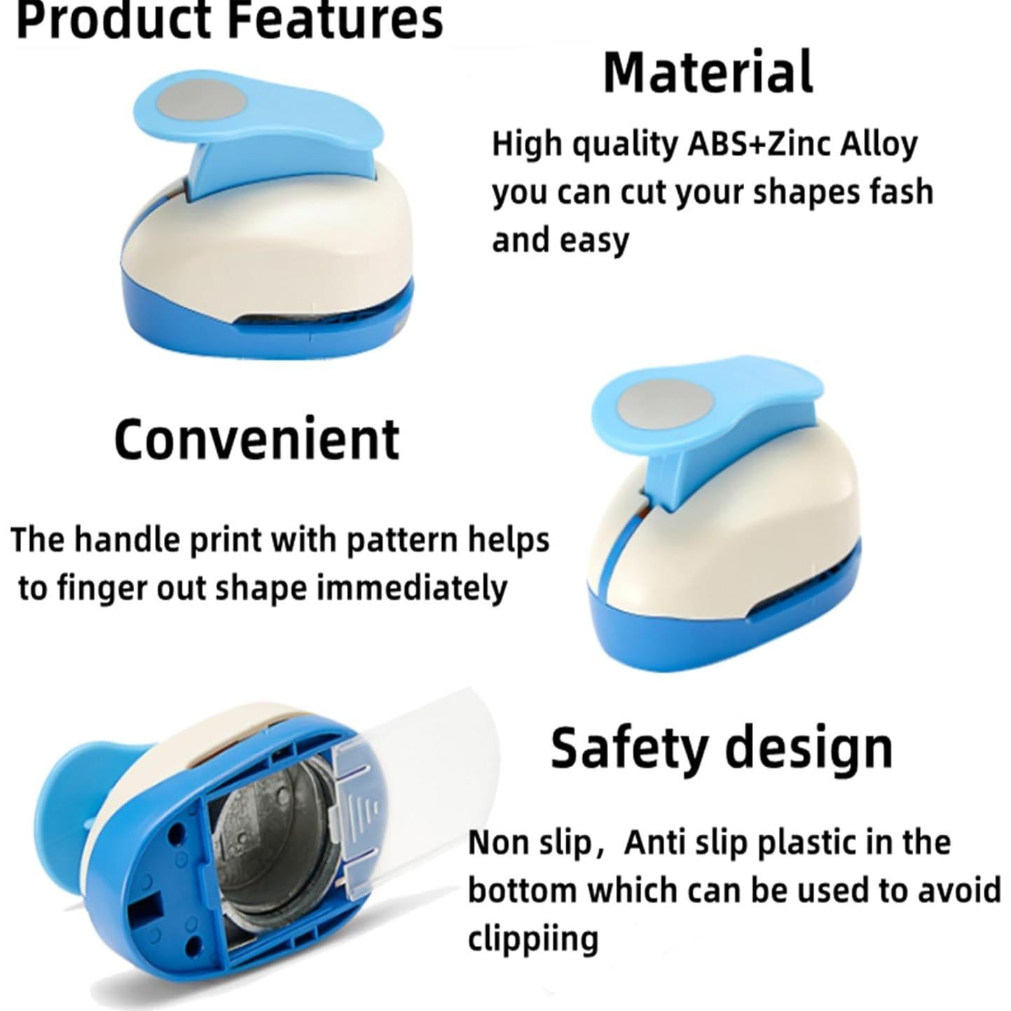 Perforadora de Círculo 25.4mm WSYHOMIE para Manualidades