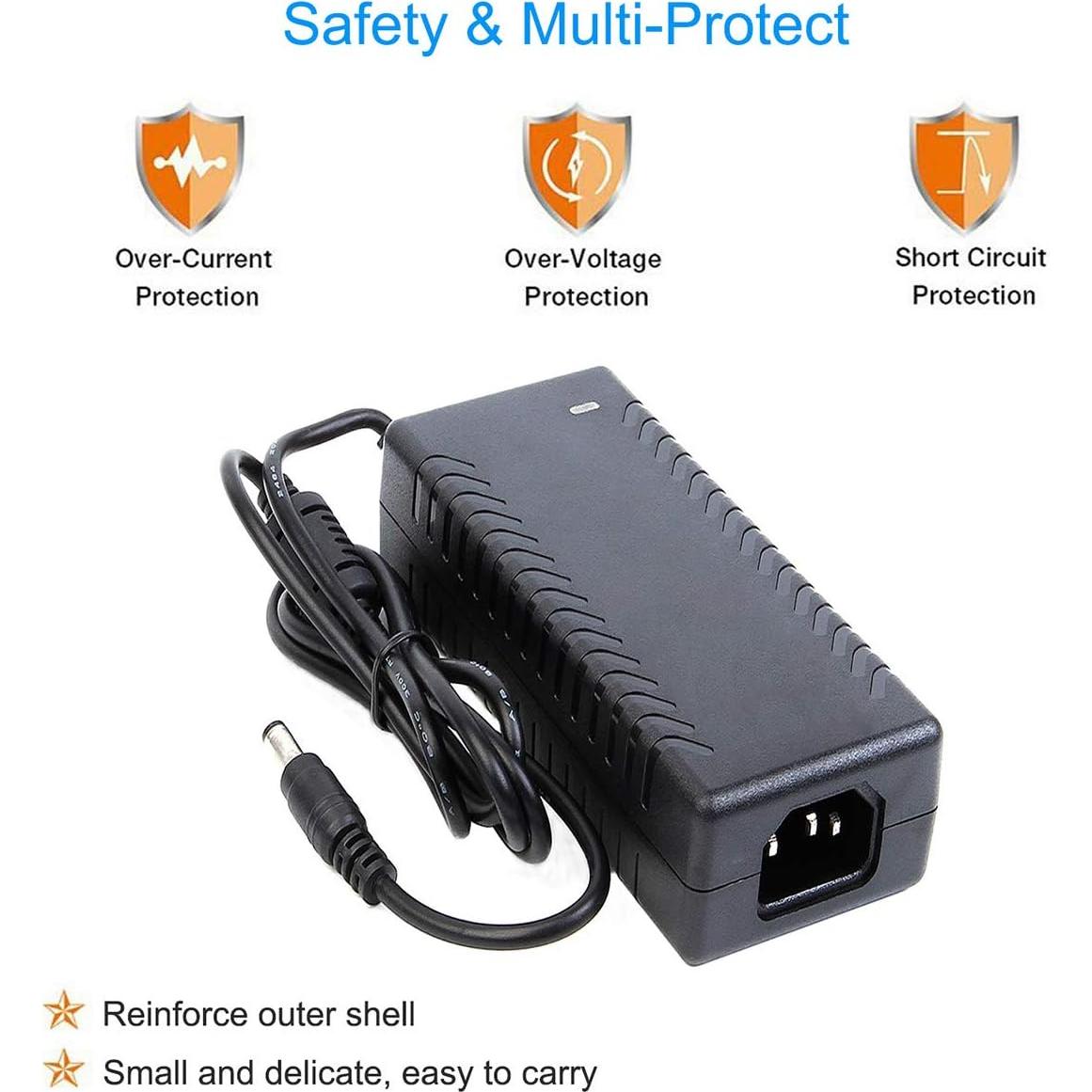 Fuente de Poder 24V 2.5A COOLM Adaptador AC DC 60W 5.5x2.5mm