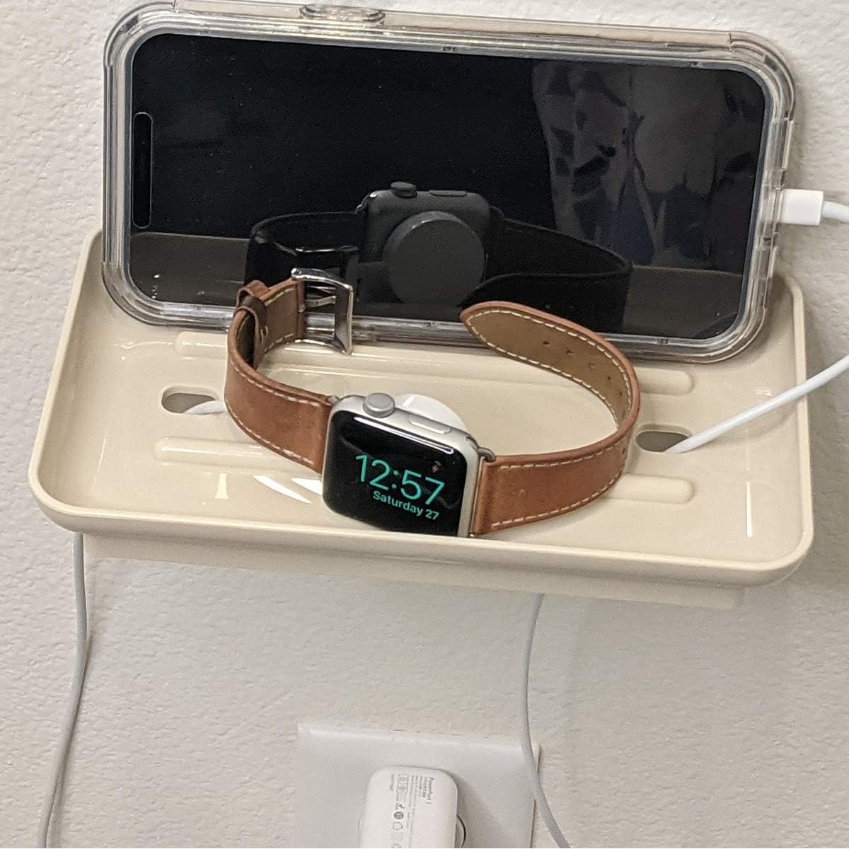 Estante de Baño Autoadhesivo McLee Creations - Crema