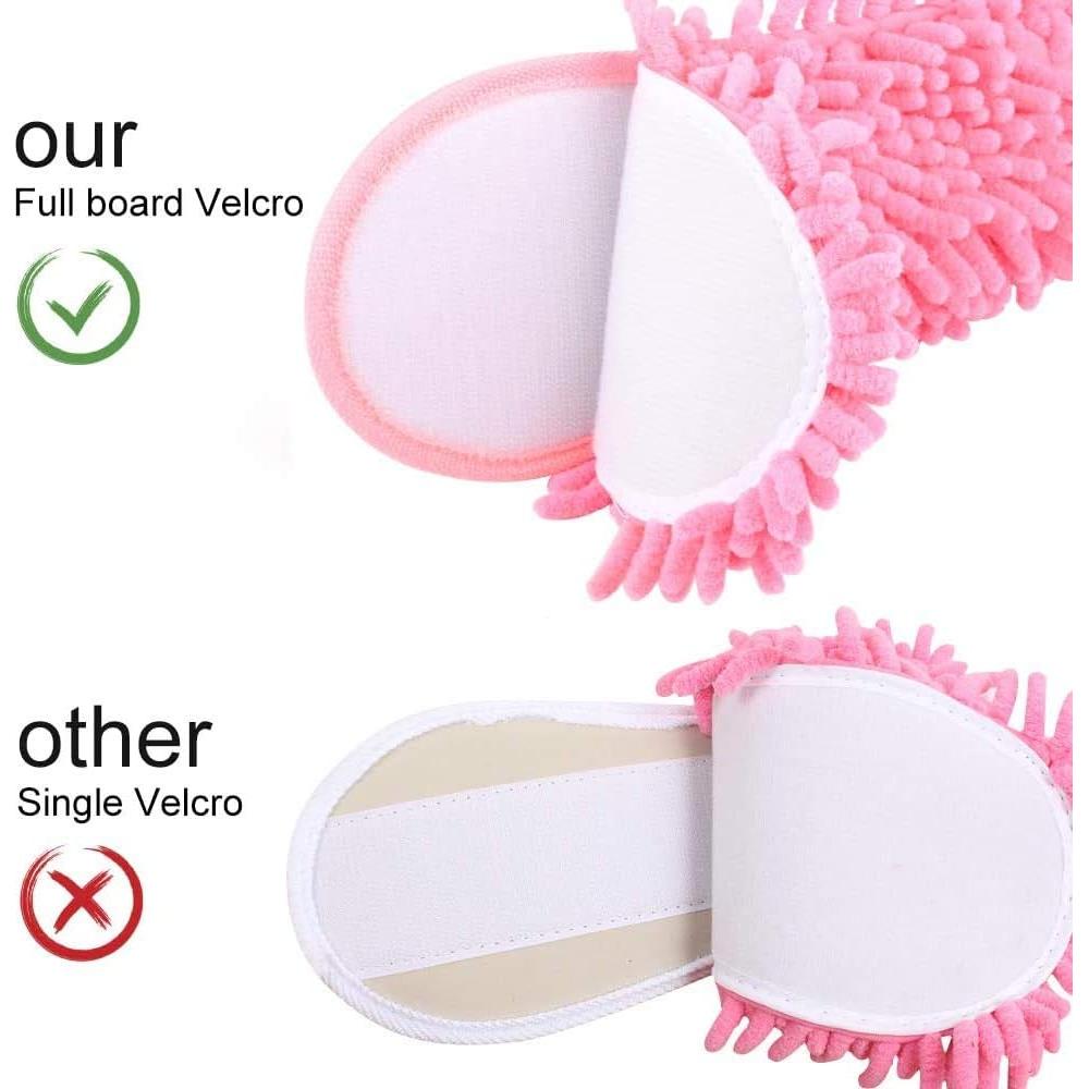 Zapatillas de Microfibra para Limpiar Suelos Milky House Rosa