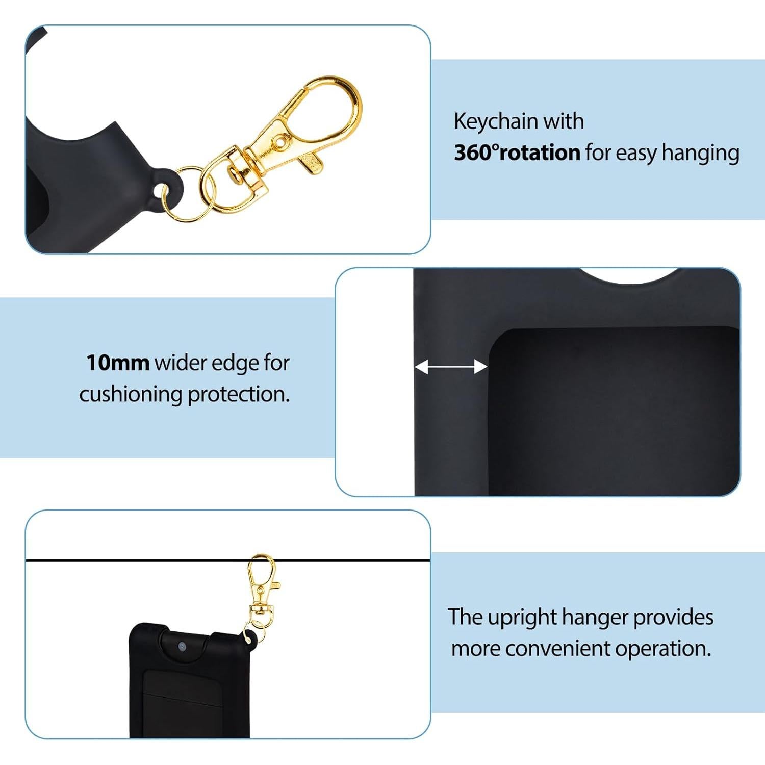 Funda de Silicona VANEST para Desinfectante Noshinku Pocket - Negro