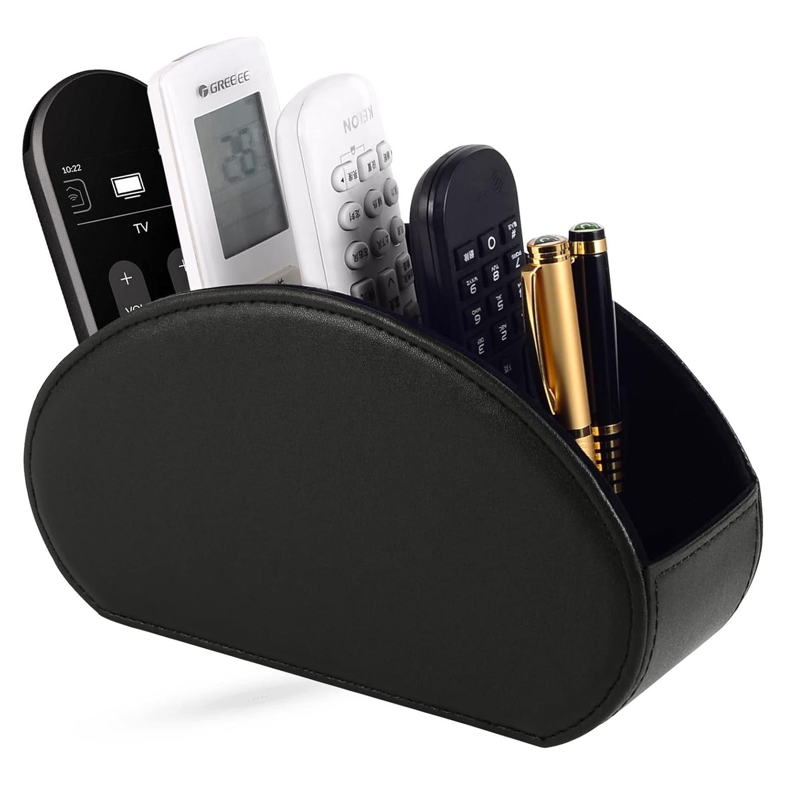 Organizador de Escritorio XNONE de Cuero Sintético Negro