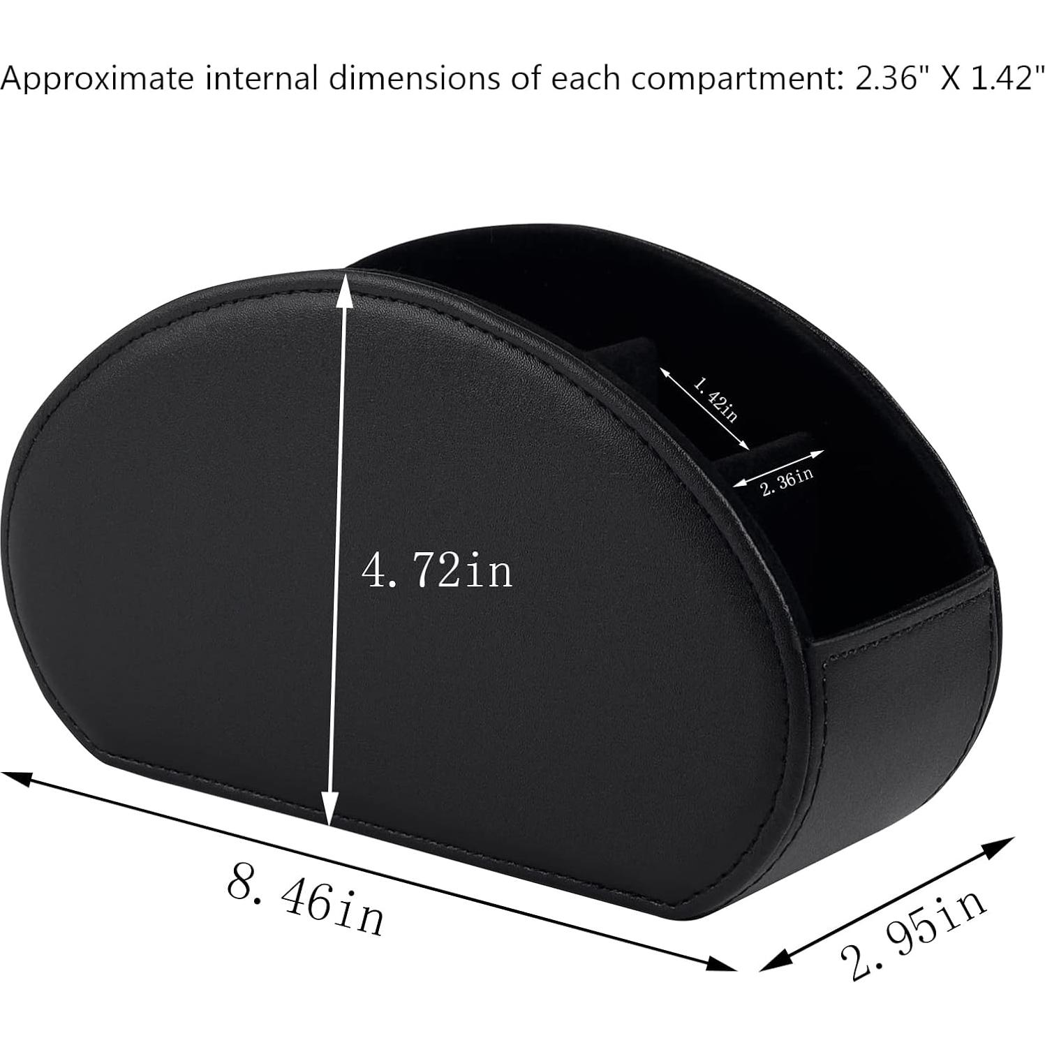 Organizador de Escritorio XNONE de Cuero Sintético Negro