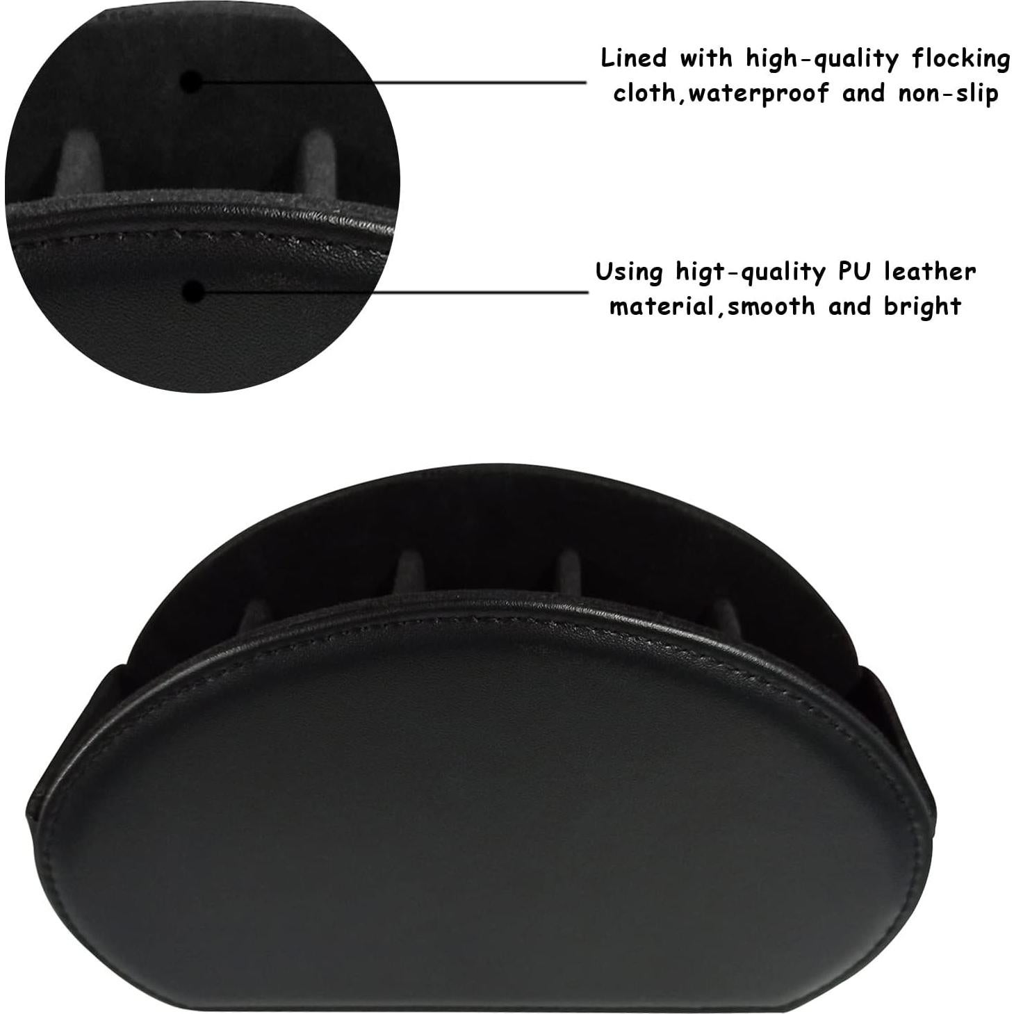 Organizador de Escritorio XNONE de Cuero Sintético Negro