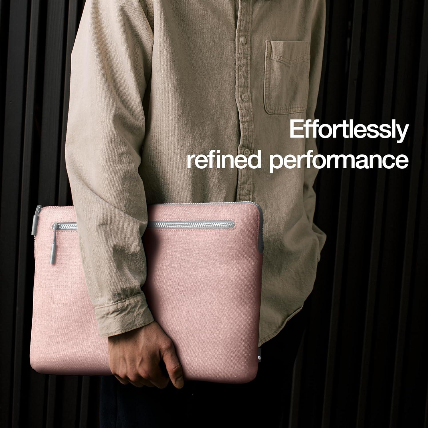 Funda Compacta Incase para Laptop 14" Rosa Blush - Ligera y Resistente