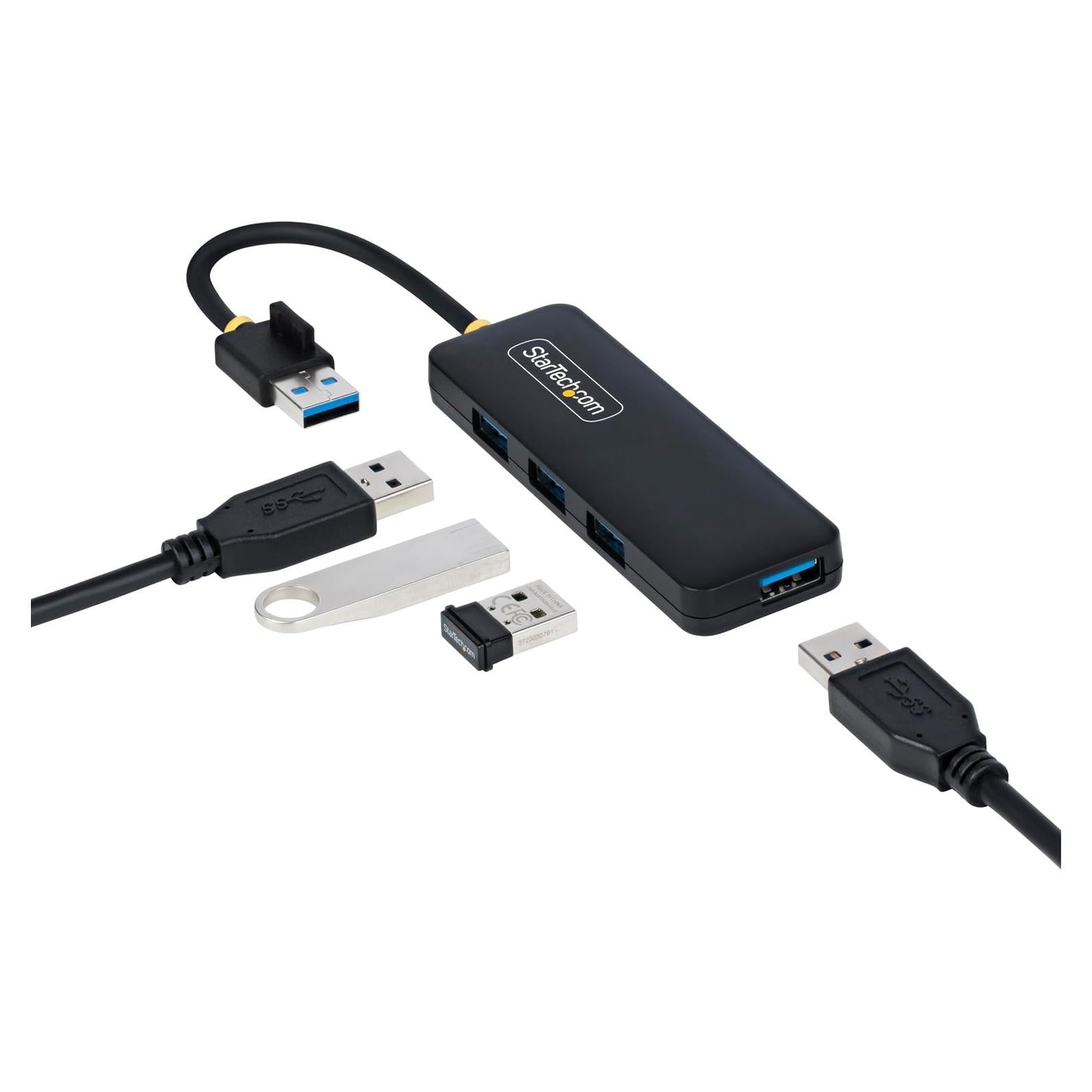 Hub USB-A de 4 Puertos StarTech.com, USB 3.0, Compacto y Portátil