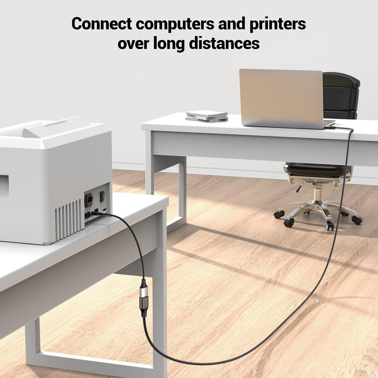 Cable de Extensión USB 3.0 MOGOOD 1M Negro Macho a Hembra