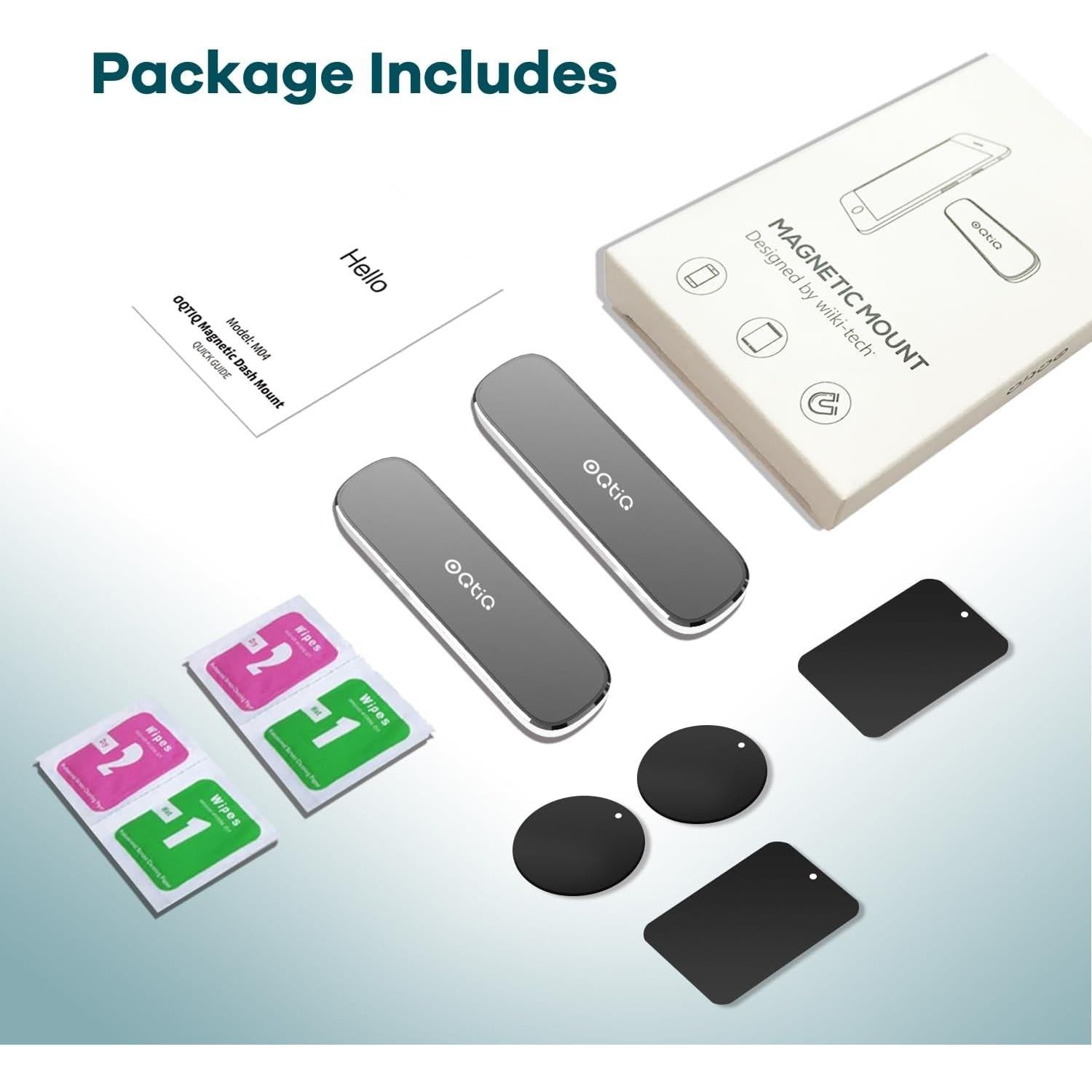 Soporte Magnético para Teléfono en Auto OQTIQ - 2 Pack