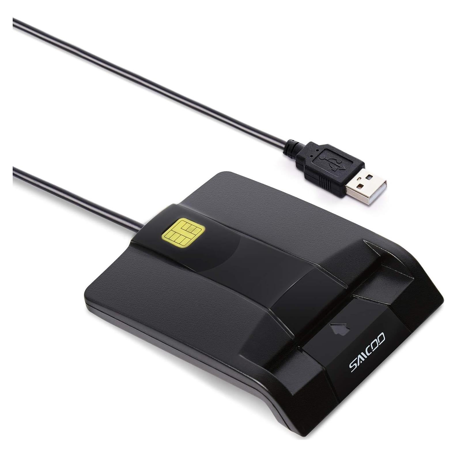 Lector de Tarjeta Inteligente CAC Saicoo USB para Mac y Windows