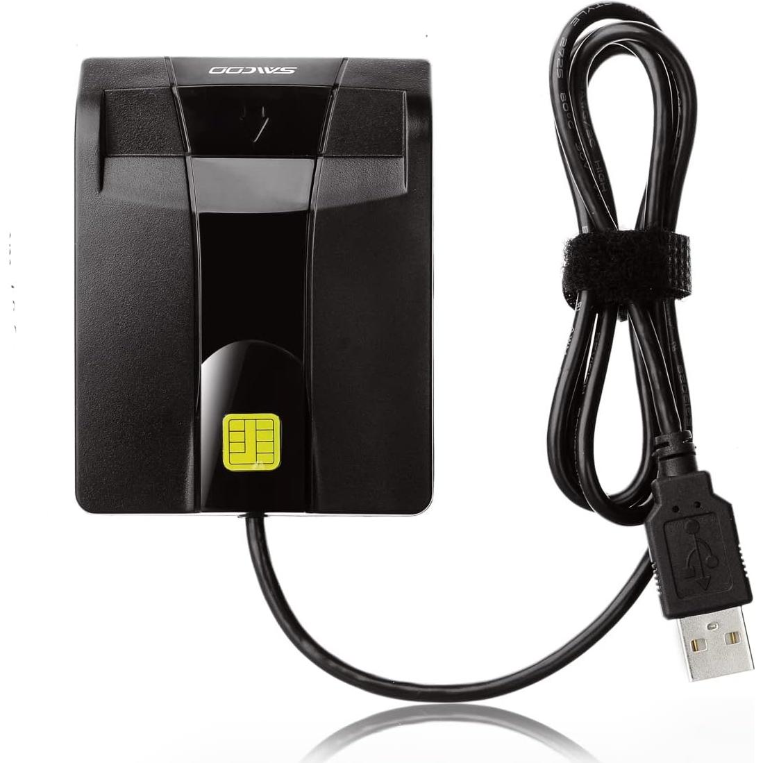 Lector de Tarjeta Inteligente CAC Saicoo USB para Mac y Windows
